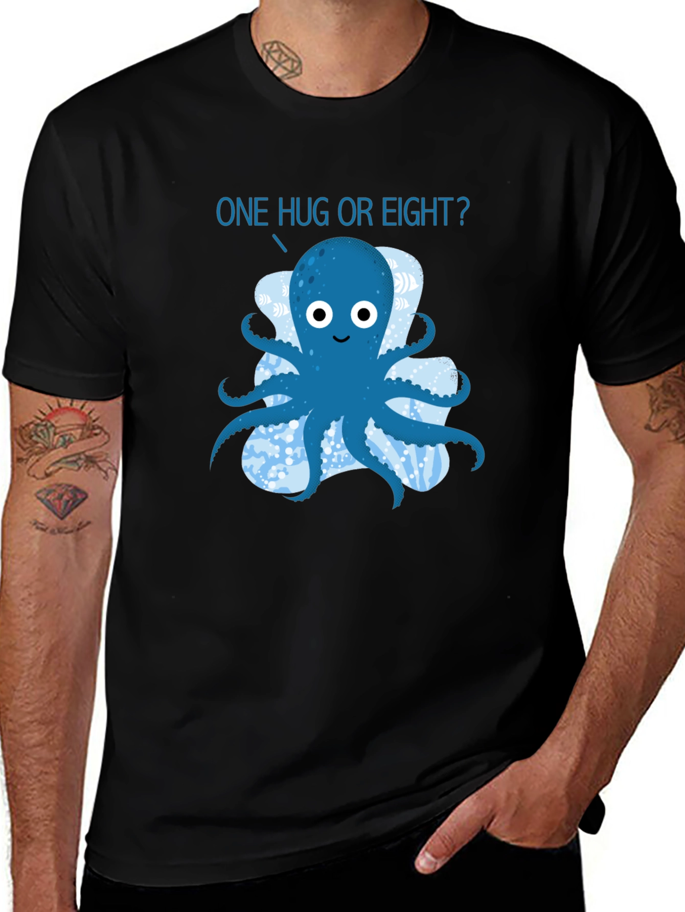 Octopus Hugs T-Shirt - One Hug or Eight?