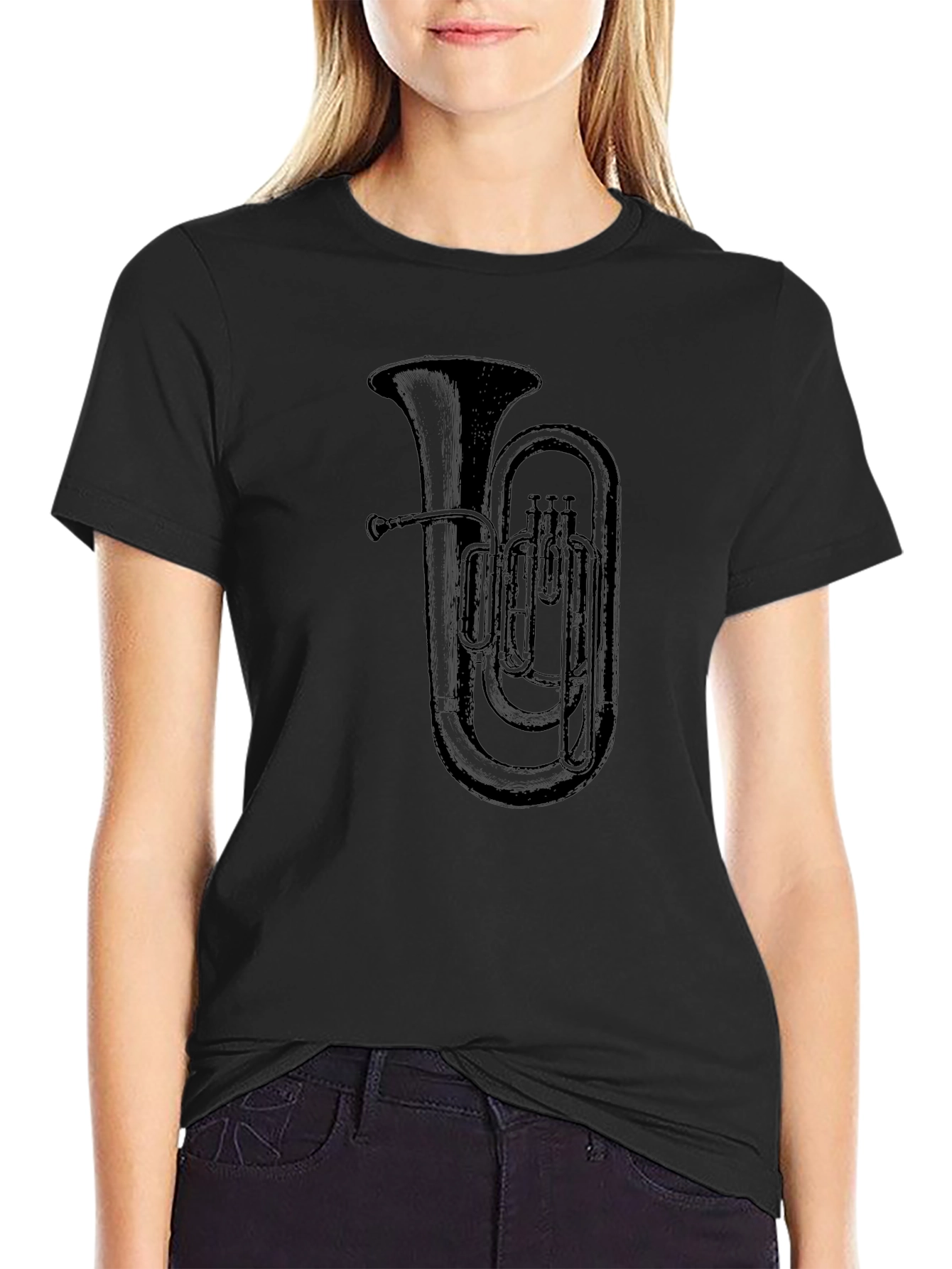 Tuba Graphic Tee - Classic Musicians T-Shirt