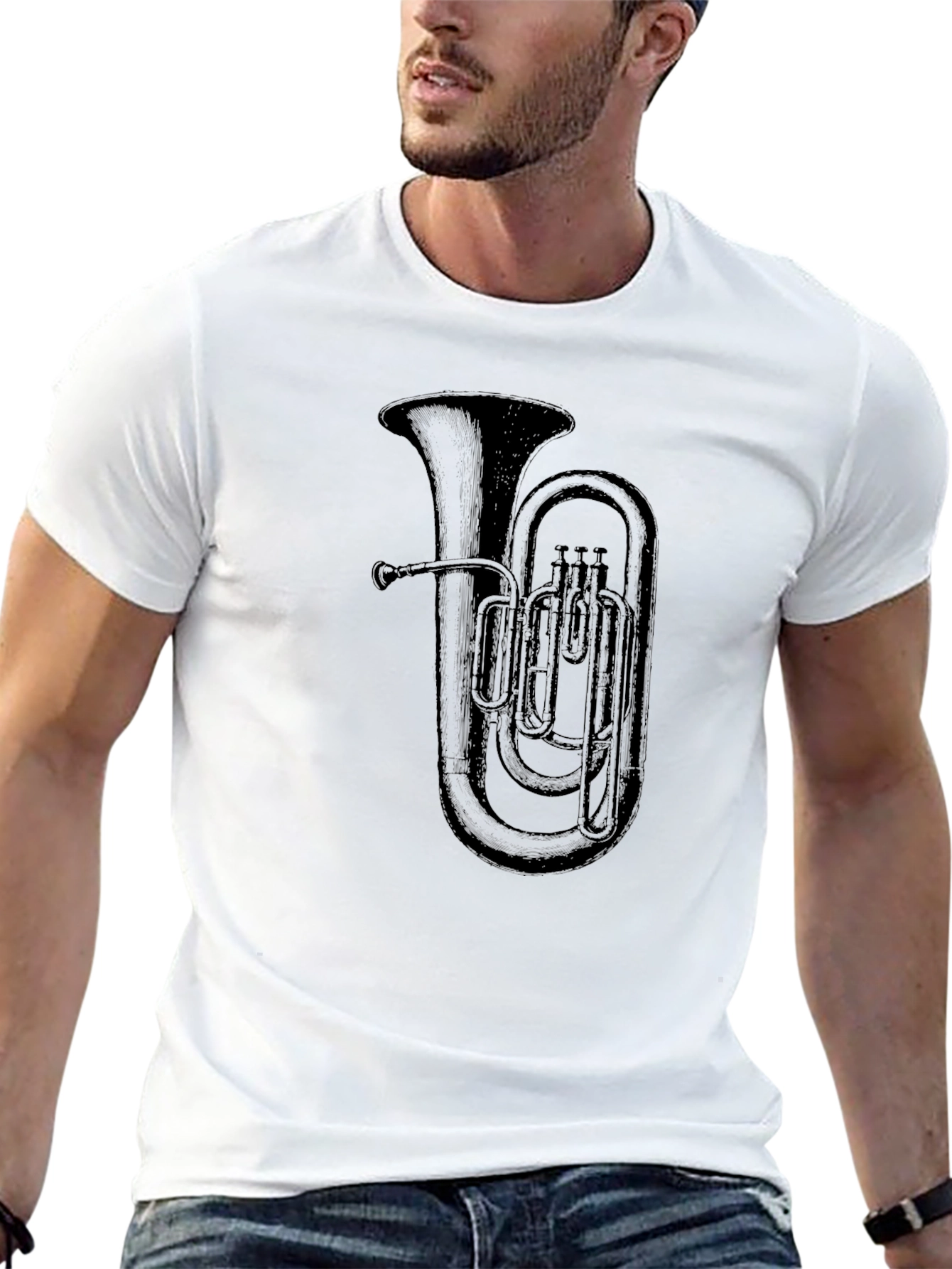 Tuba Graphic Tee - Classic Musicians T-Shirt