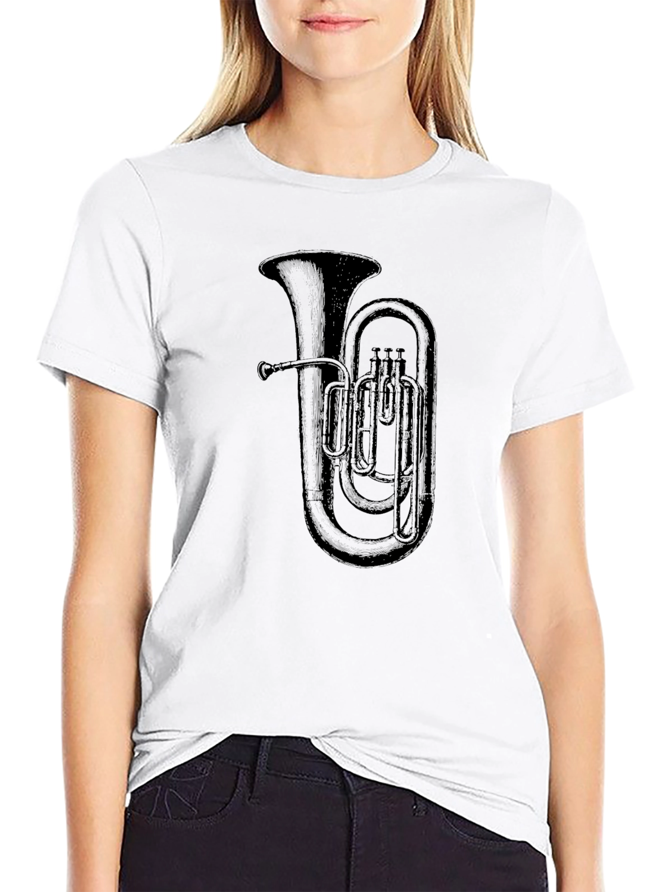 Tuba Graphic Tee - Classic Musicians T-Shirt