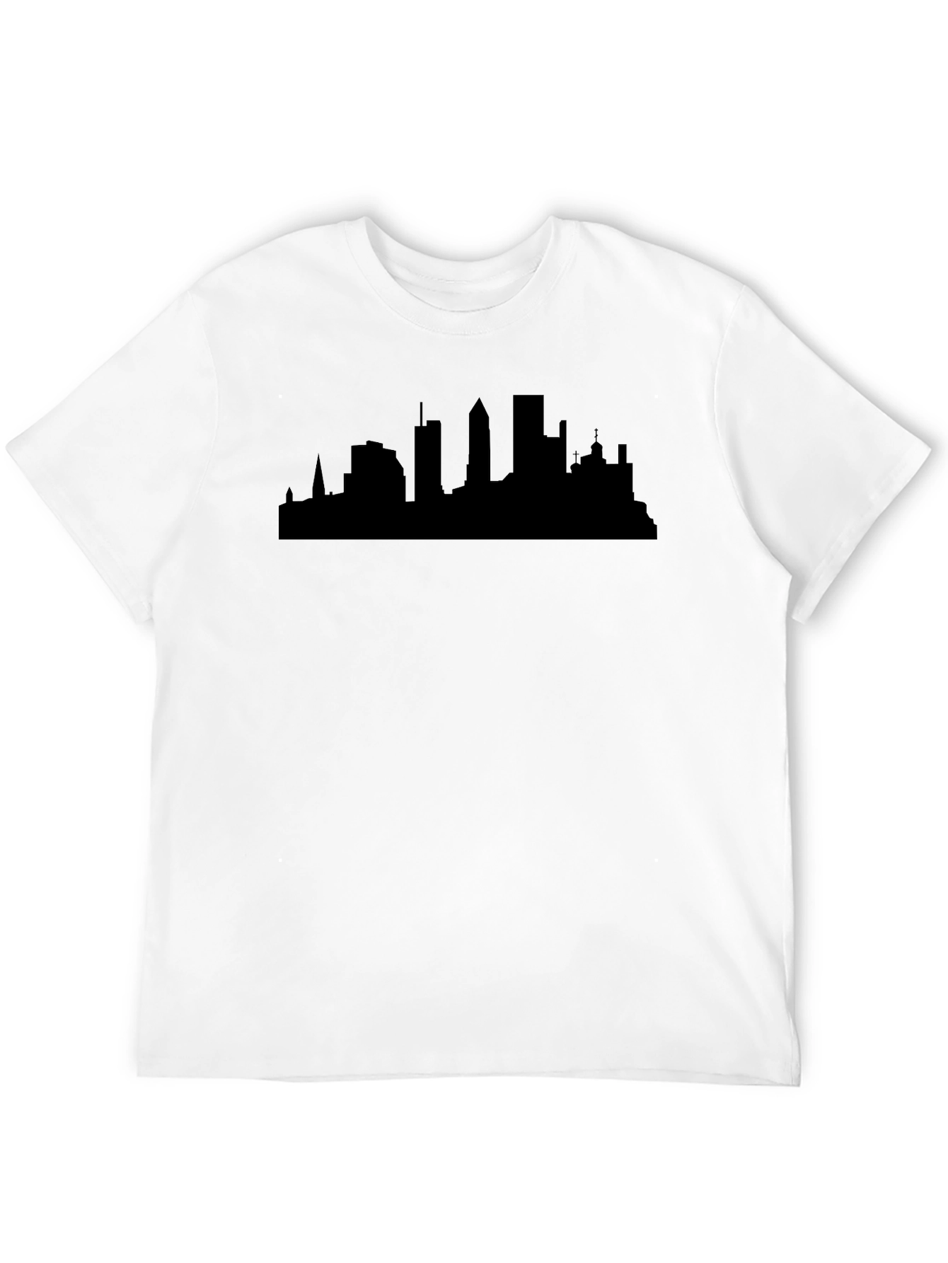 Cityscape Silhouette Tee - Modern Graphic T-Shirt