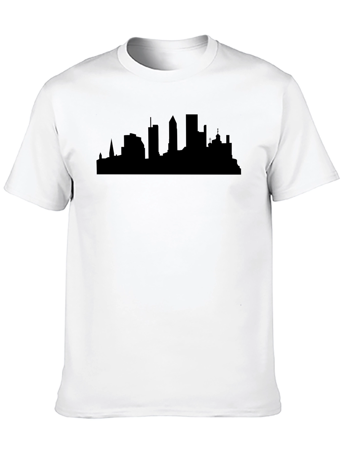 Cityscape Silhouette Tee - Modern Graphic T-Shirt