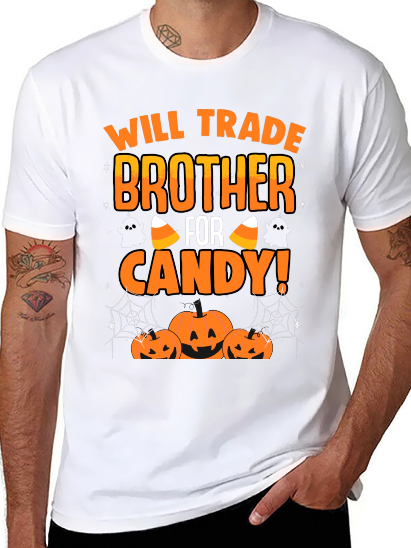 Will Trade Brother For Candy Halloween T-Shirt