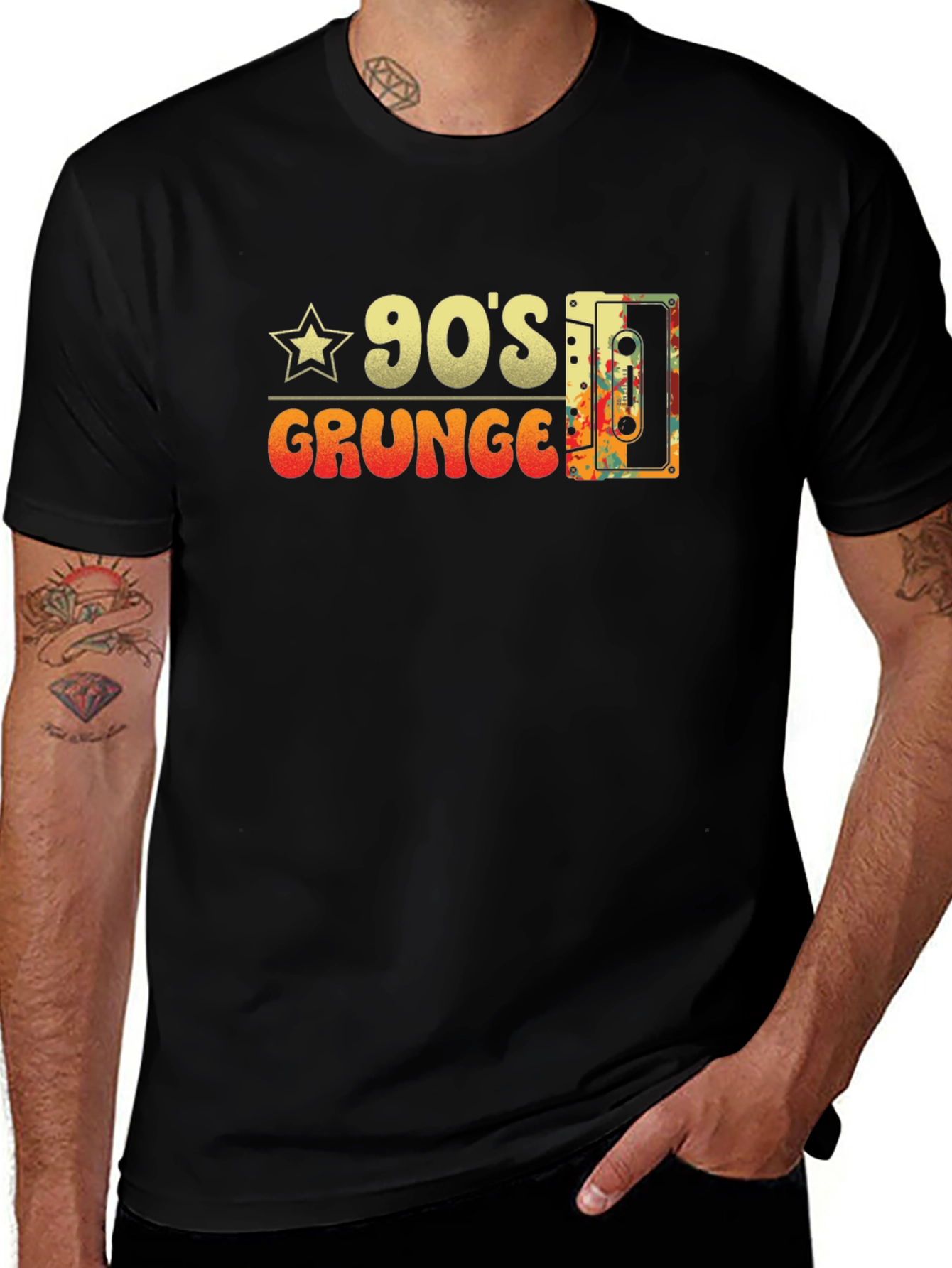 90s Grunge Cassette Tape T-Shirt