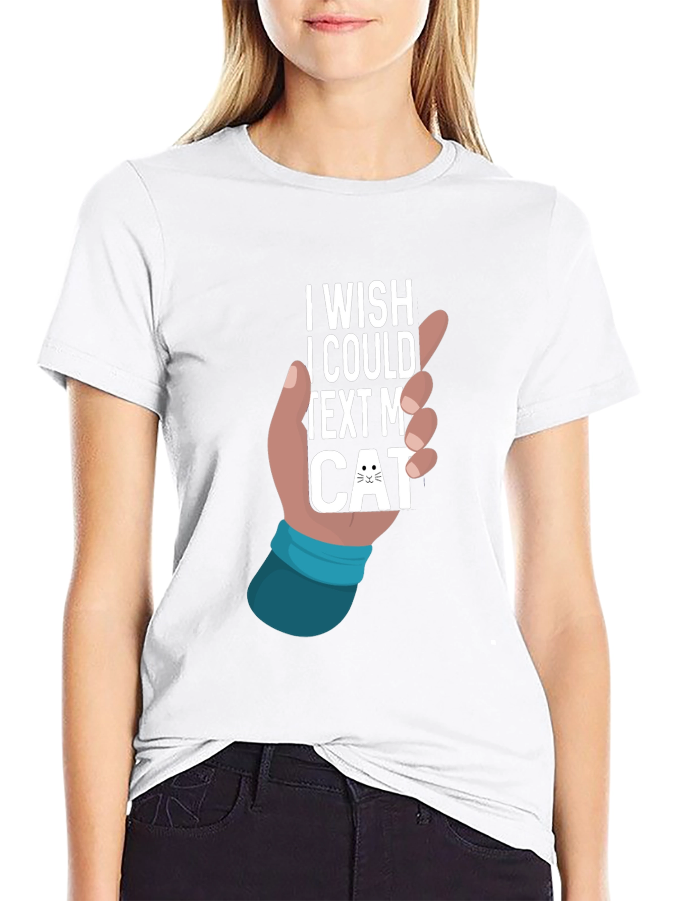 Text My Cat T-Shirt - Novelty Graphic Tee