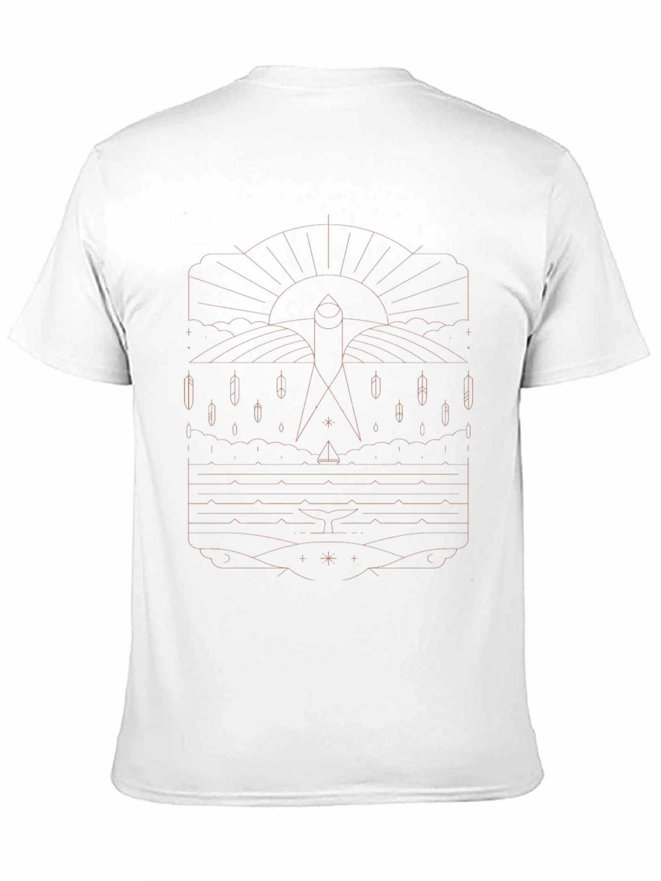 Whale Tail T-Shirt - Black Graphic Tee