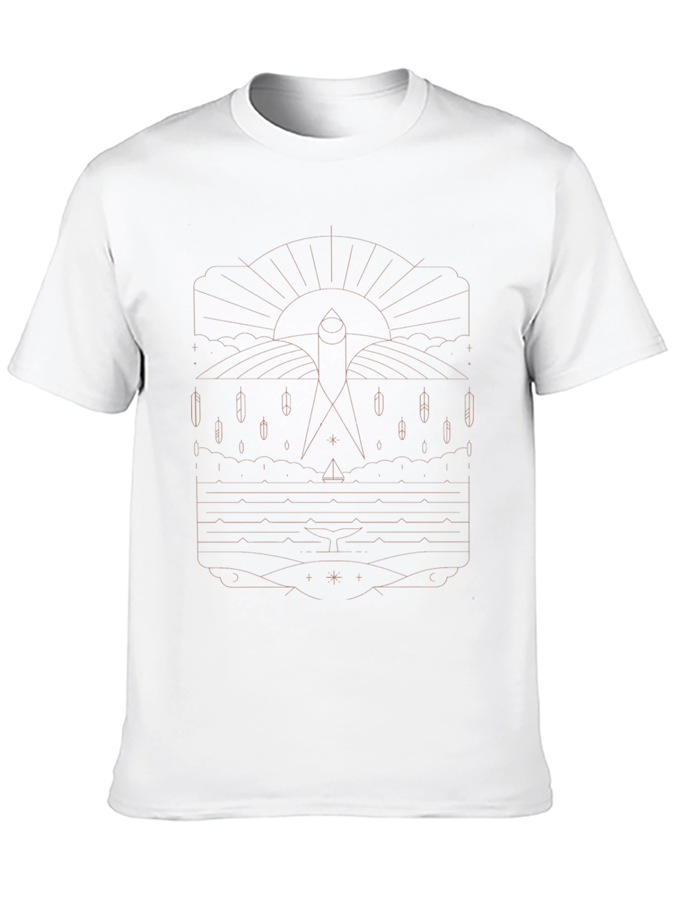 Whale Tail T-Shirt - Black Graphic Tee