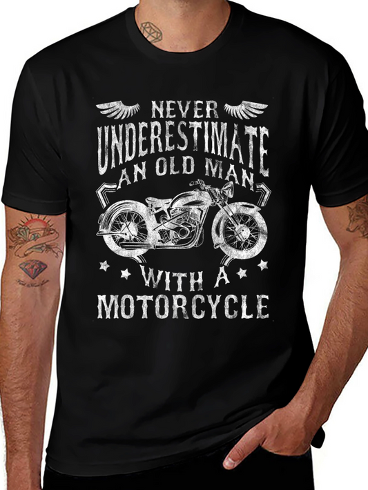 Never Underestimate Old Man T-Shirt