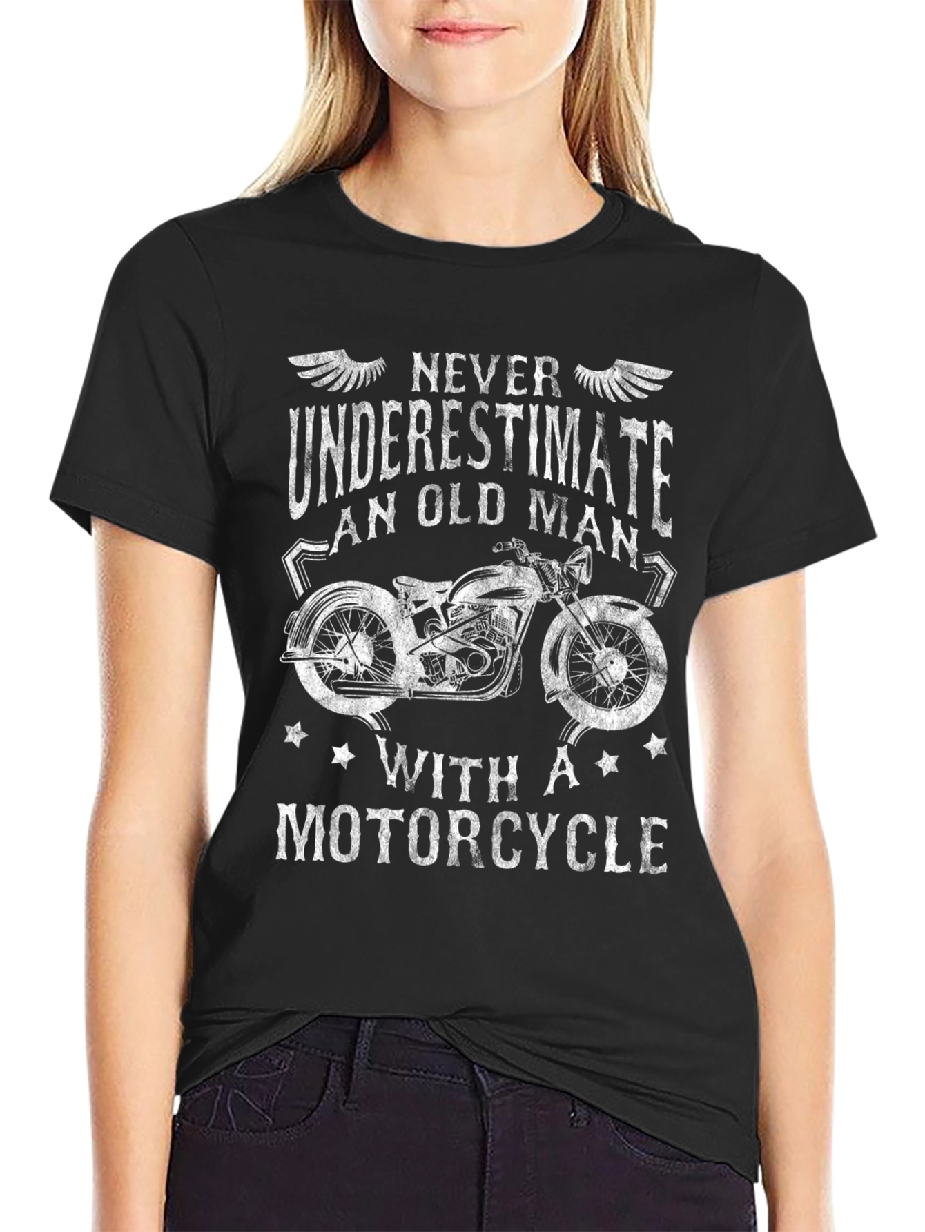 Never Underestimate Old Man T-Shirt