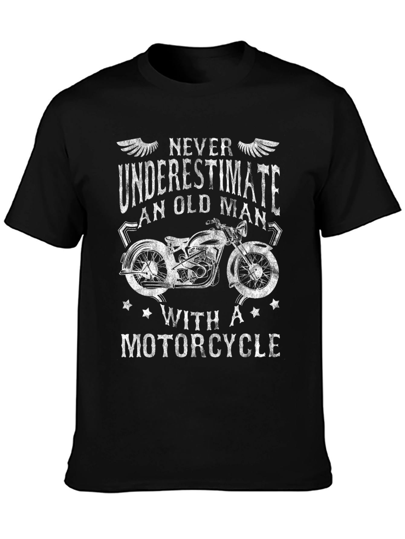 Never Underestimate Old Man T-Shirt