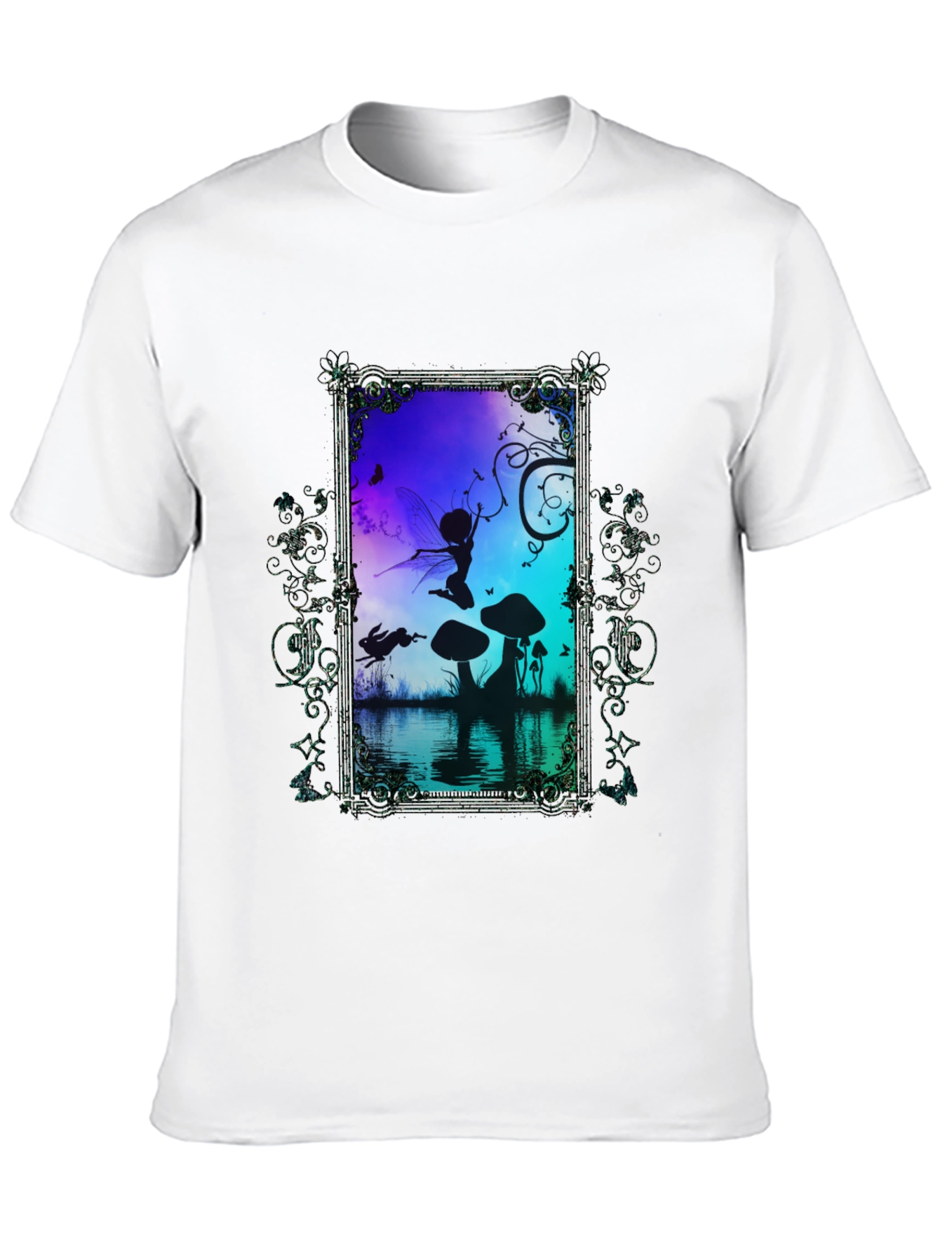 Fairy Silhouette Graphic T-Shirt