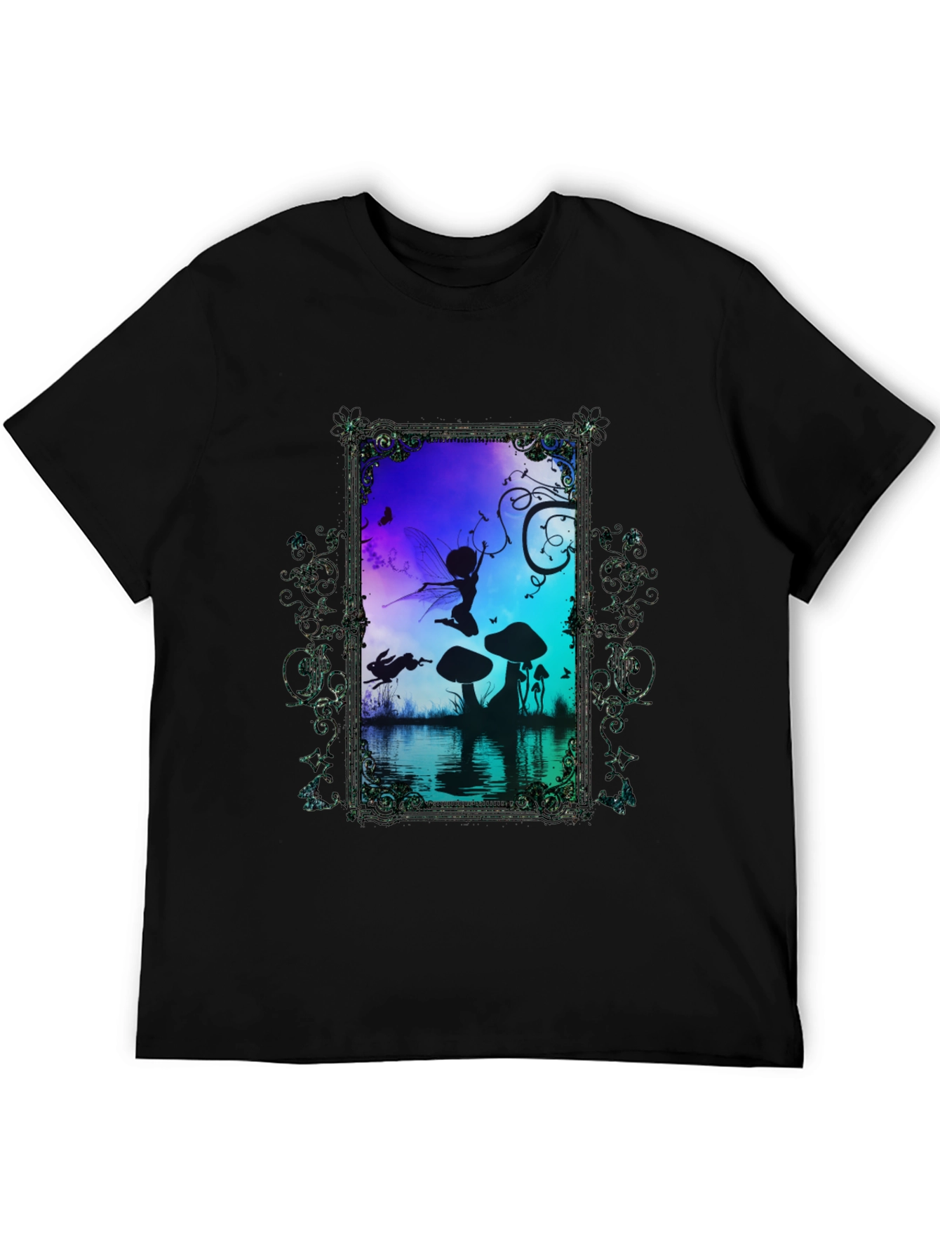 Fairy Silhouette Graphic T-Shirt
