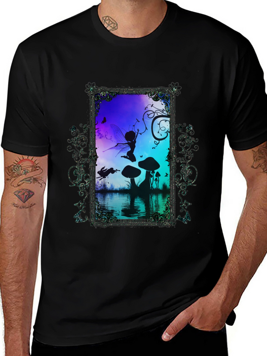 Fairy Silhouette Graphic T-Shirt