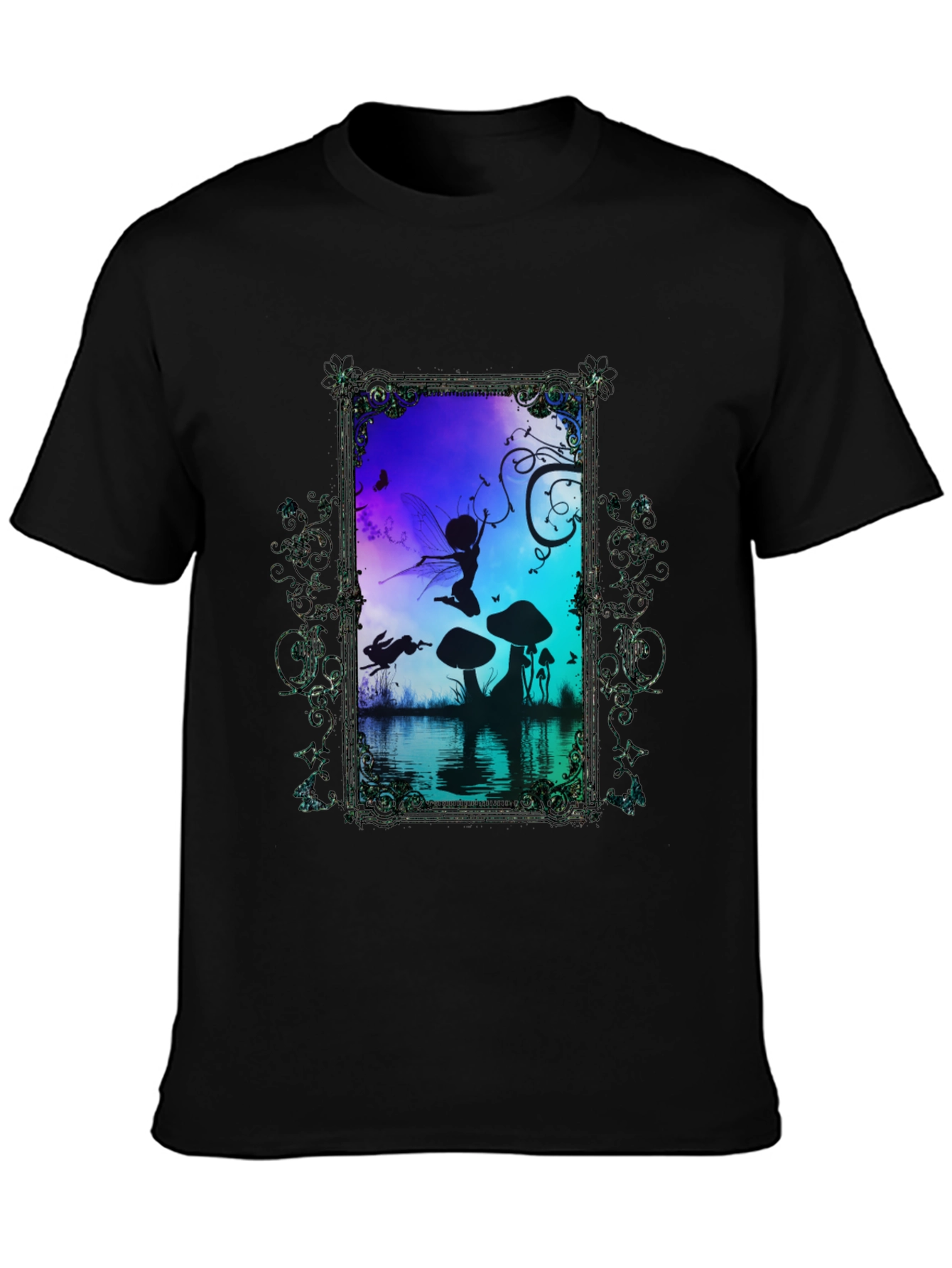 Fairy Silhouette Graphic T-Shirt
