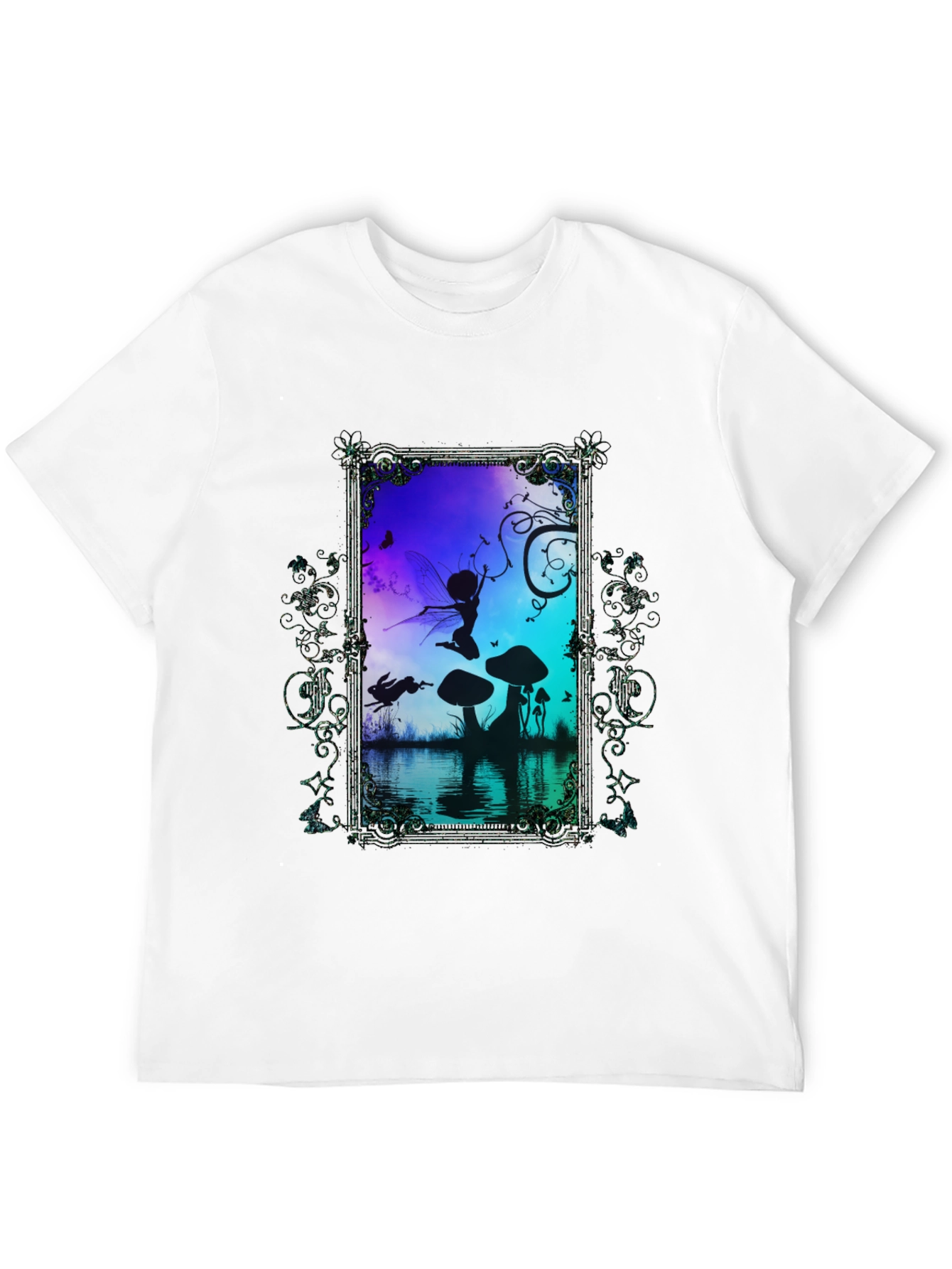 Fairy Silhouette Graphic T-Shirt
