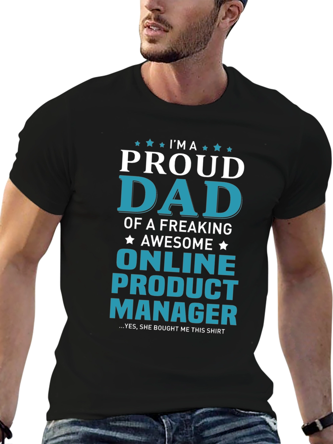 Proud Dad Online Product Manager T-Shirt