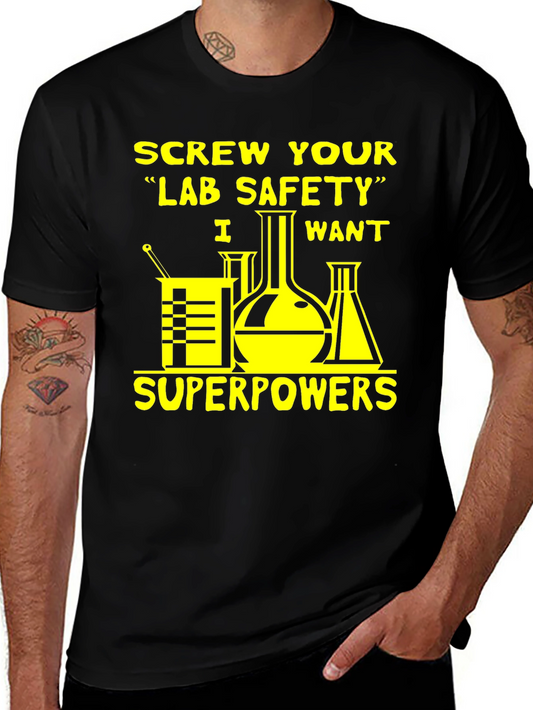 Lab Safety Superpowers Graphic T-Shirt