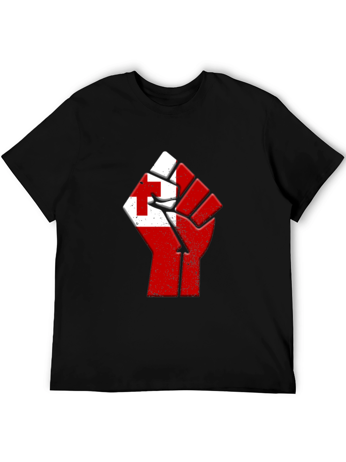 Tonga Flag Power Fist T-Shirt