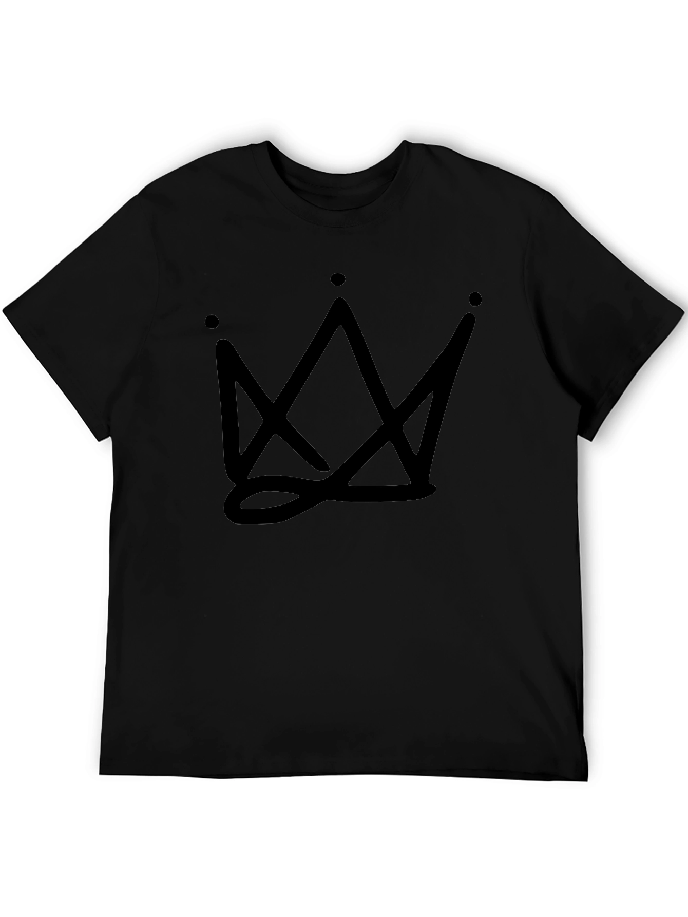 Crown Graphic Print Crew Neck T-Shirt