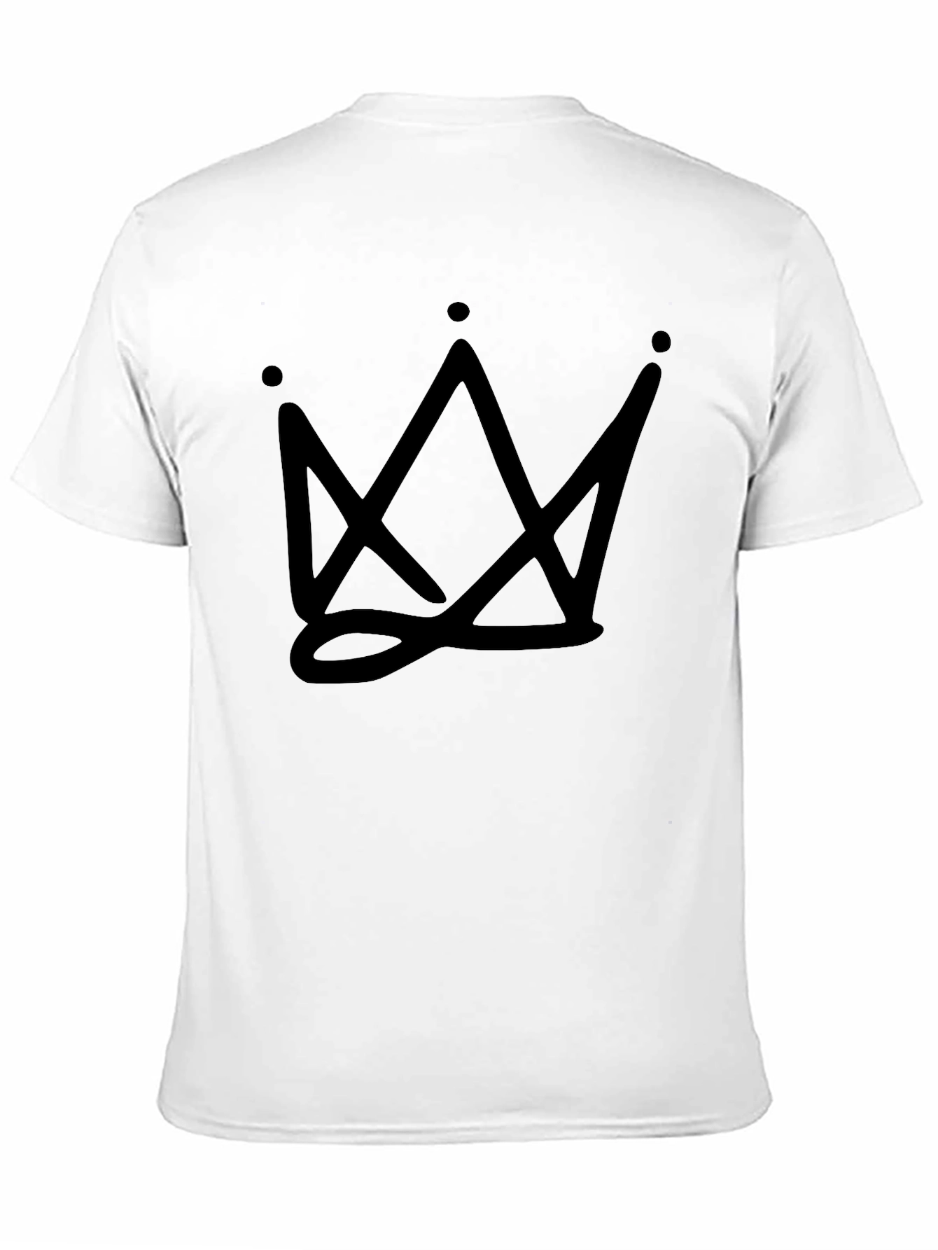 Crown Graphic Print Crew Neck T-Shirt