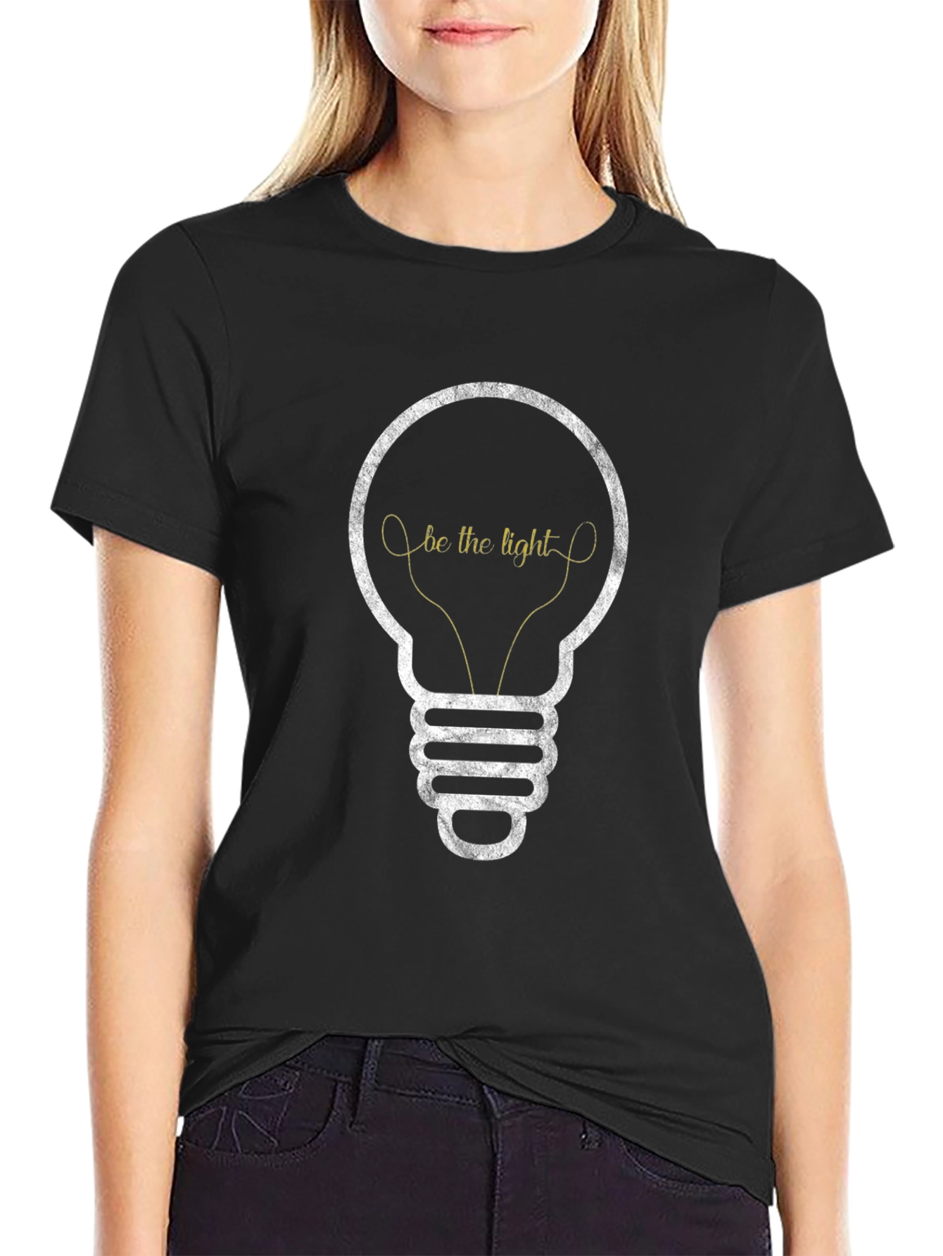Be the Light Graphic T-Shirt -  Inspiring Tee