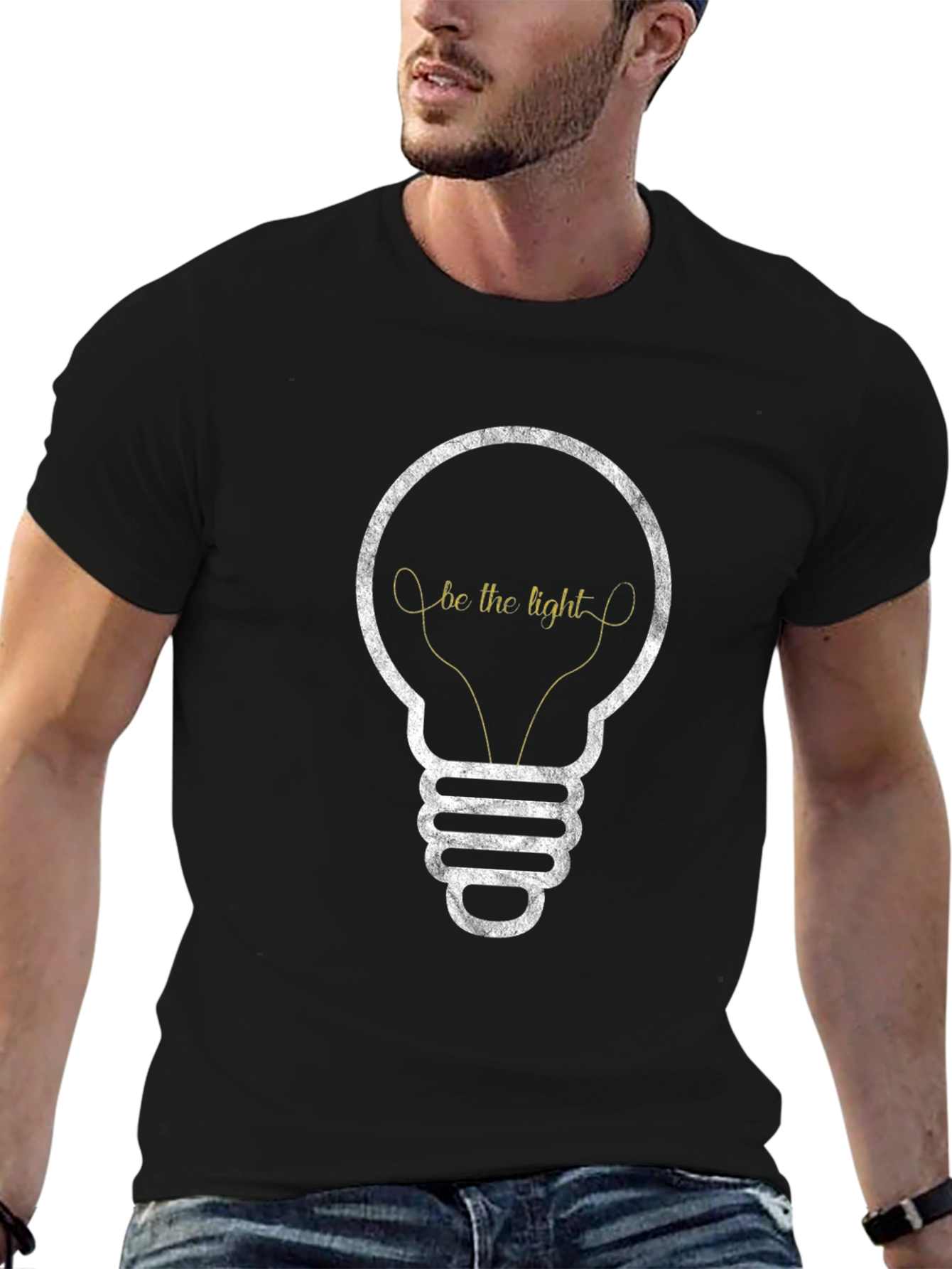 Be the Light Graphic T-Shirt -  Inspiring Tee