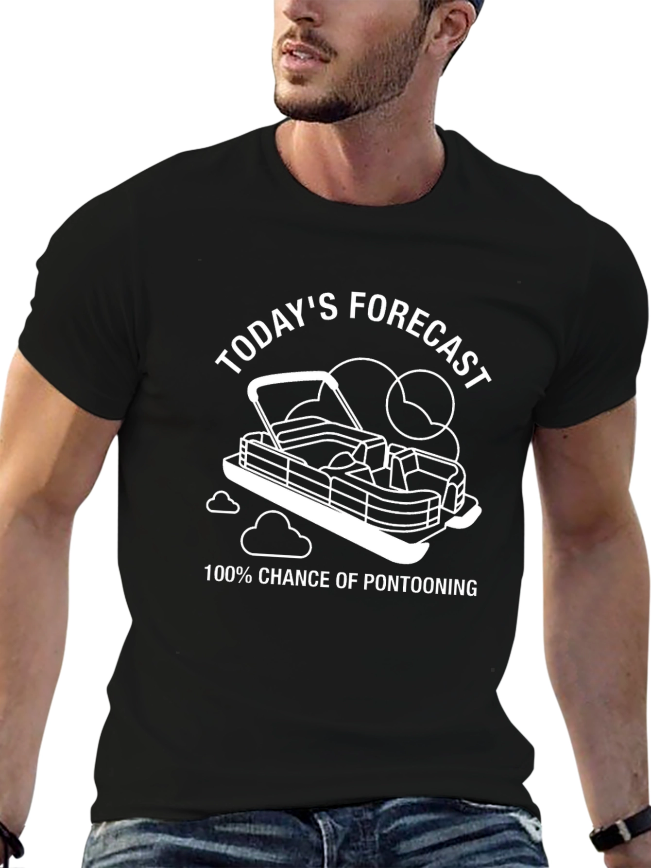 Pontooning Forecast Graphic Tee - Boating Life