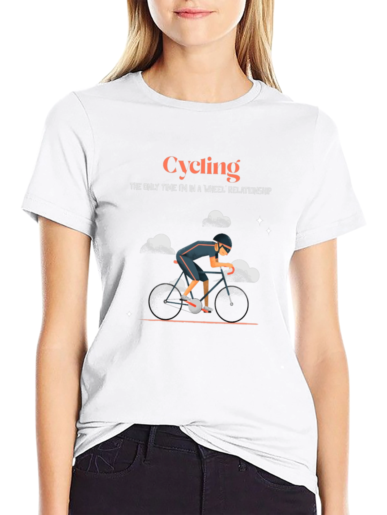 Cycling Wheel Relationship T-Shirt