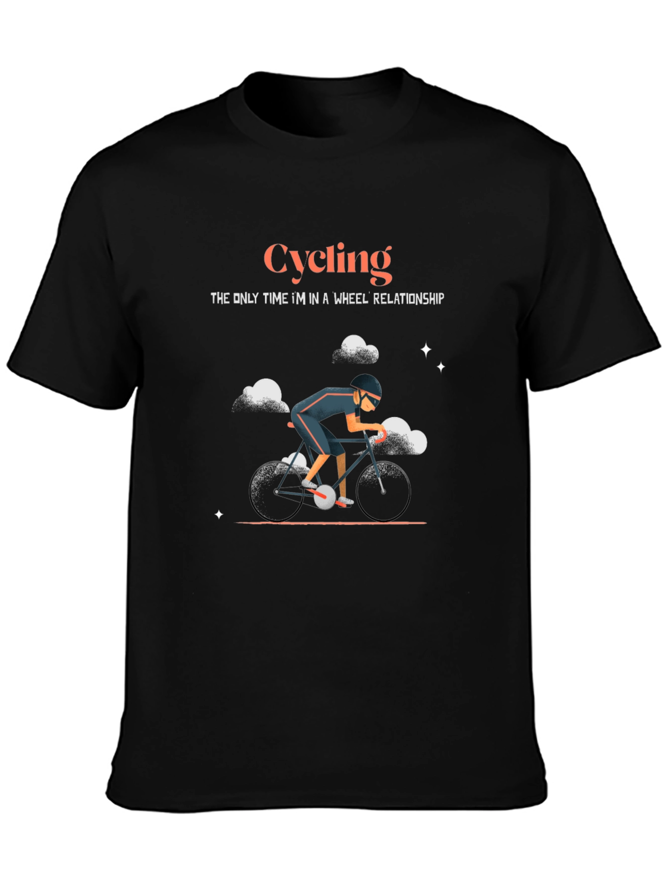 Cycling Wheel Relationship T-Shirt