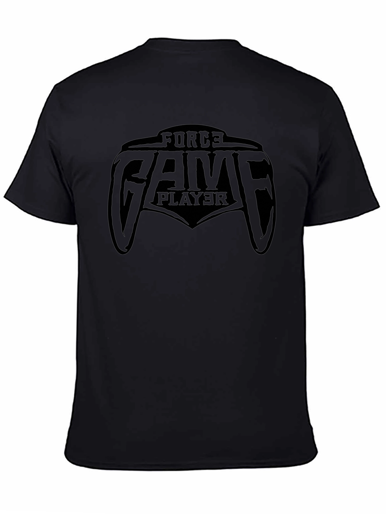 Force Game Player Black T-Shirt