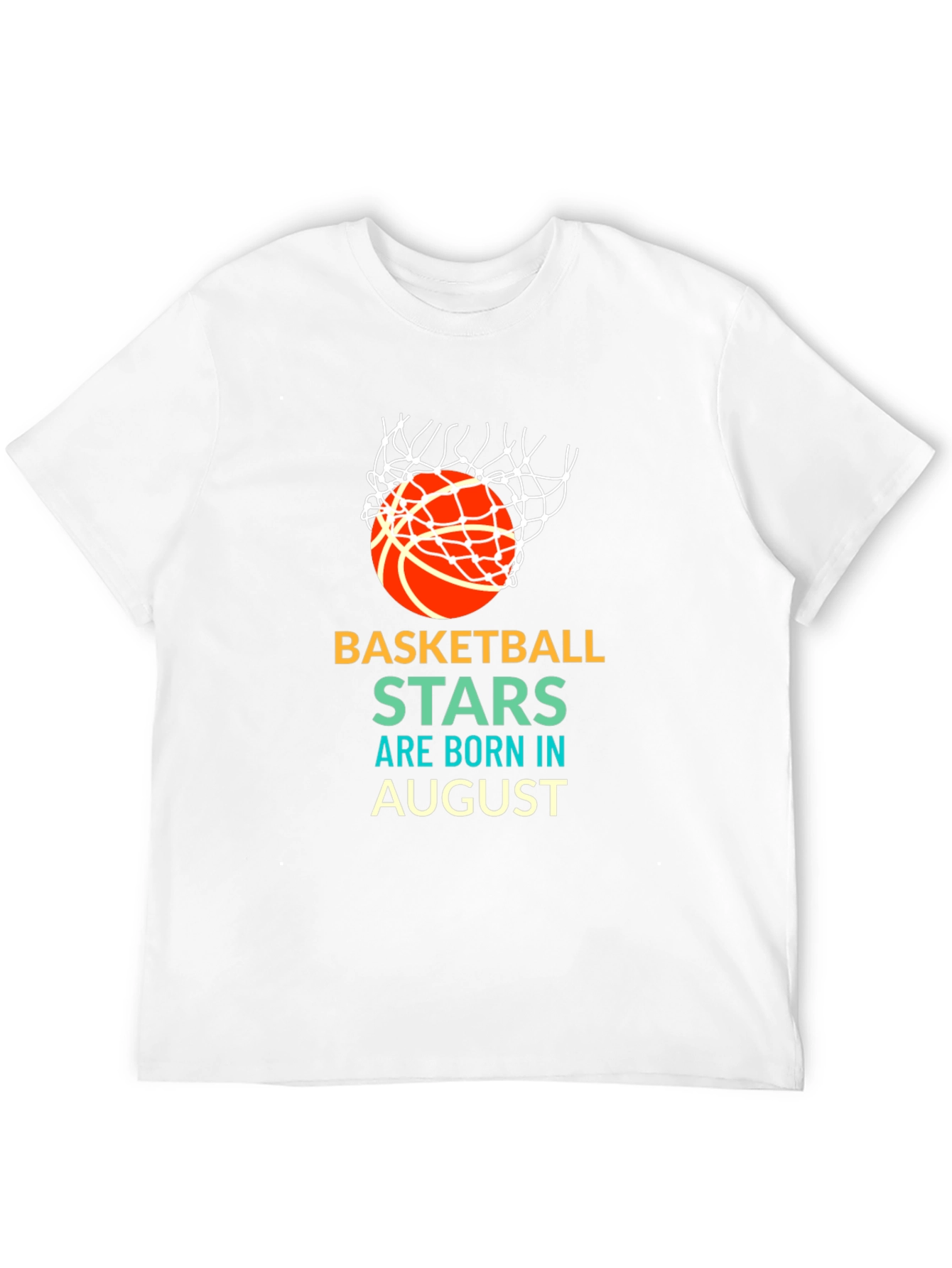 Basketball Stars Born in August T-Shirt