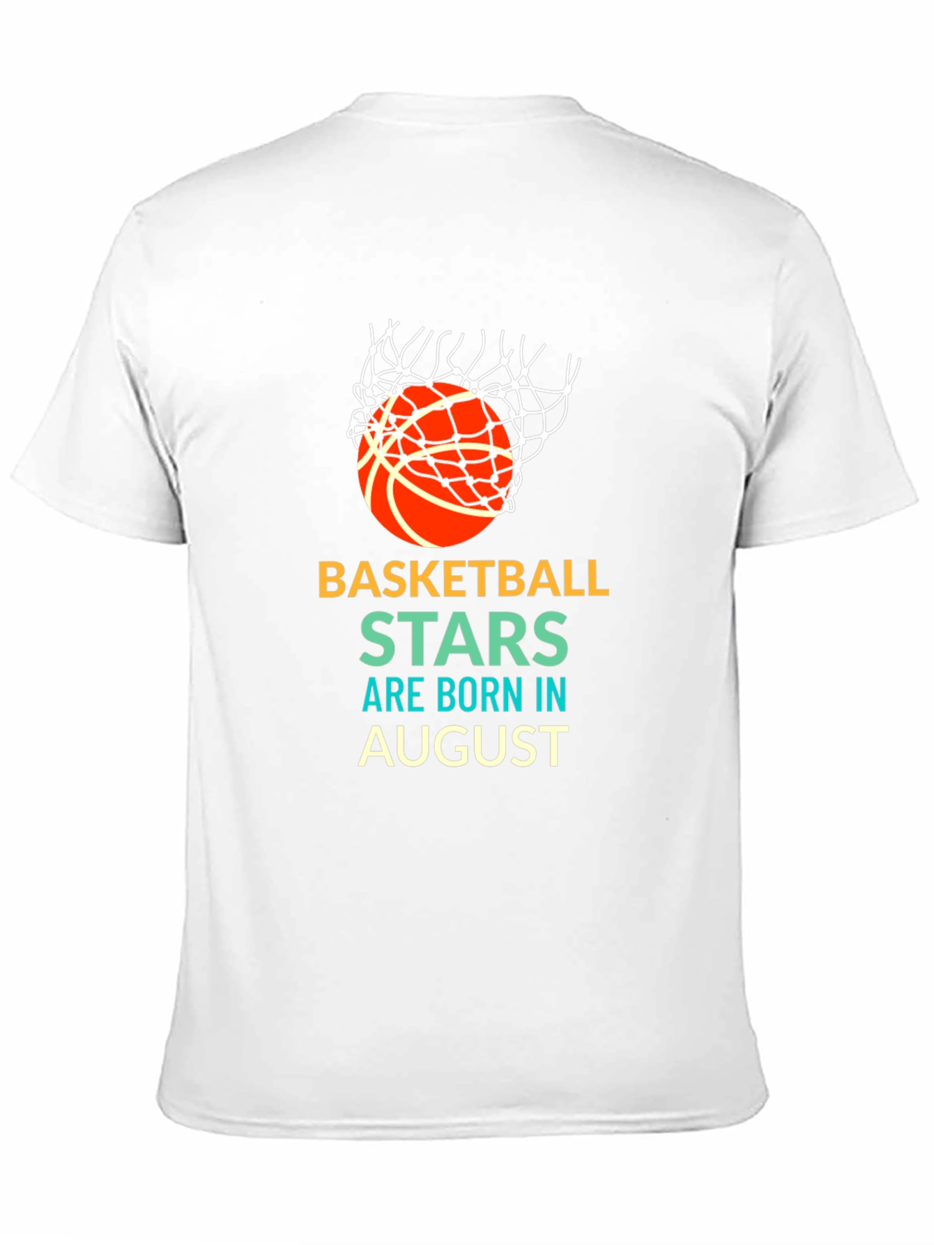 Basketball Stars Born in August T-Shirt