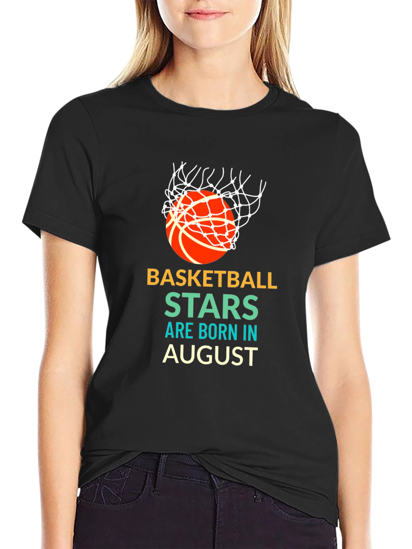 Basketball Stars Born in August T-Shirt