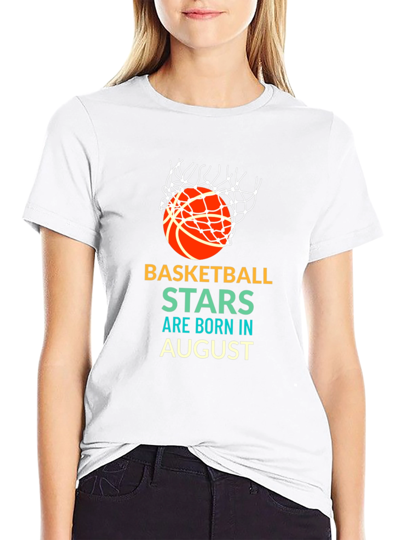 Basketball Stars Born in August T-Shirt
