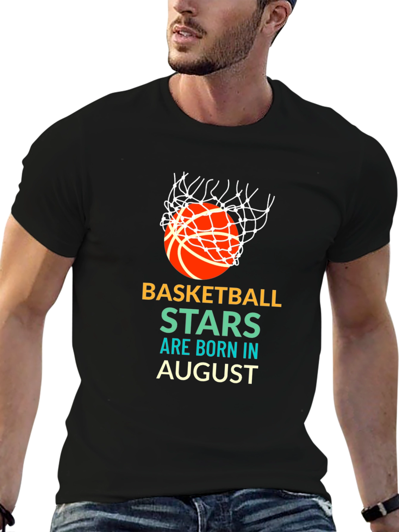 Basketball Stars Born in August T-Shirt