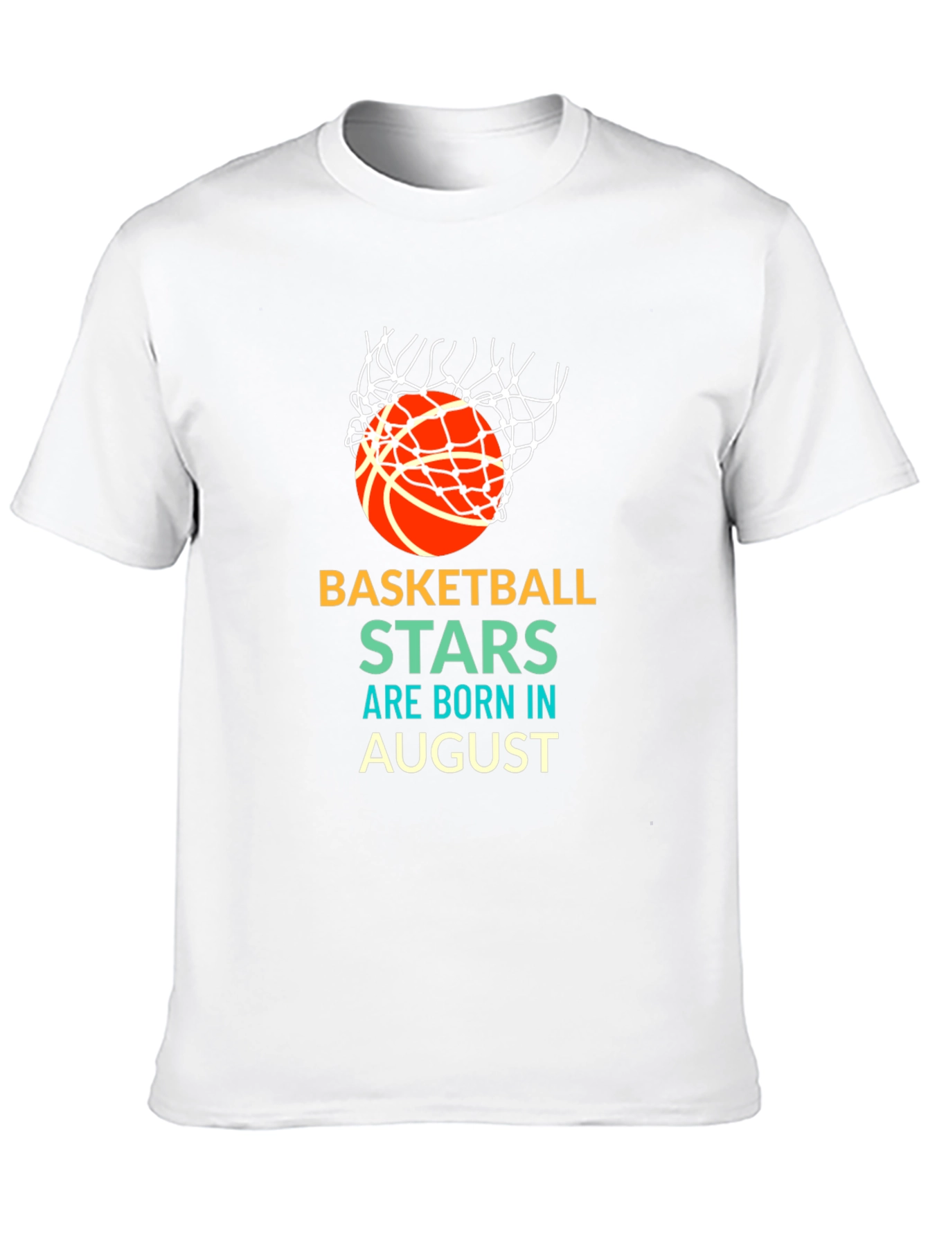 Basketball Stars Born in August T-Shirt