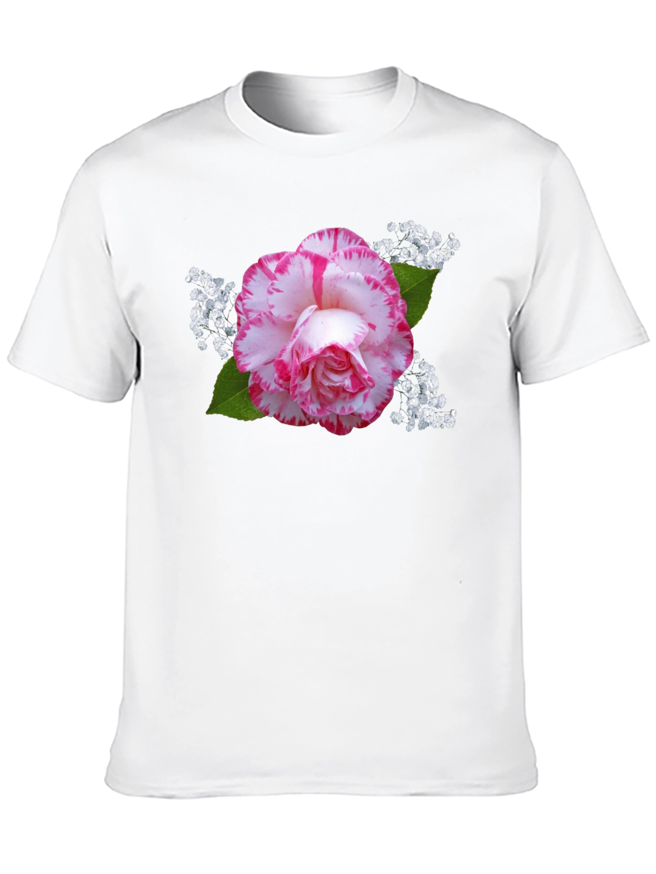 Floral Print Black T-Shirt - Stylish & Unique