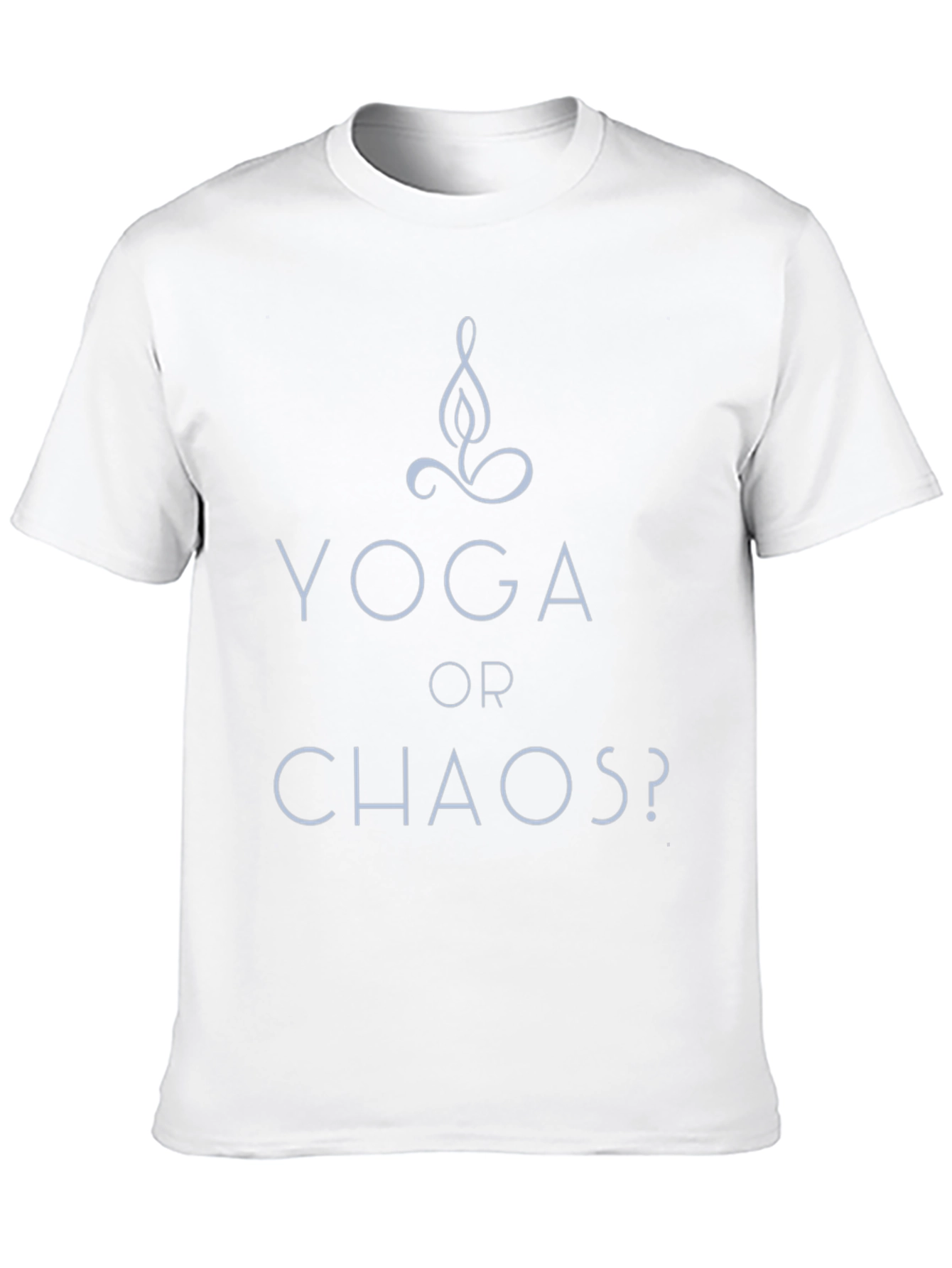 Yoga or Chaos? Black Graphic Tee