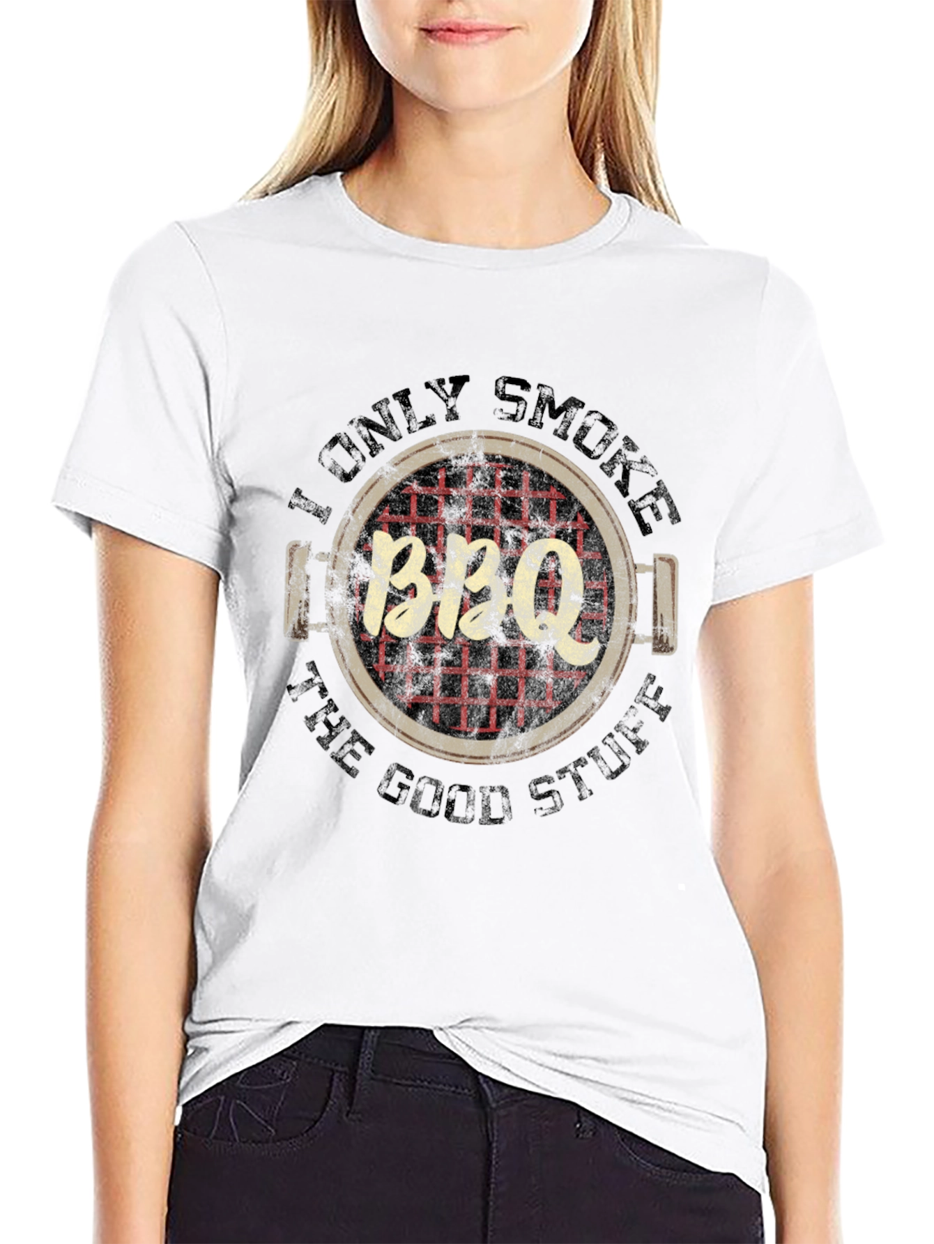 I Only Smoke BBQ - Funny Grilling T-Shirt