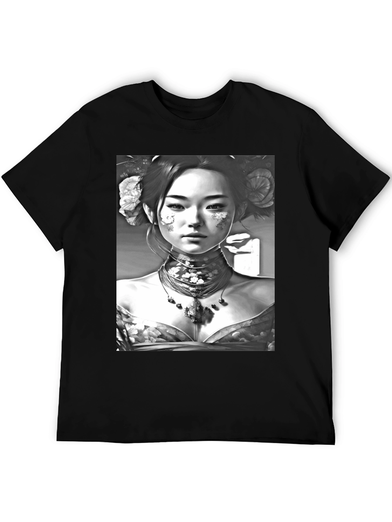 Geisha Portrait Graphic Tee