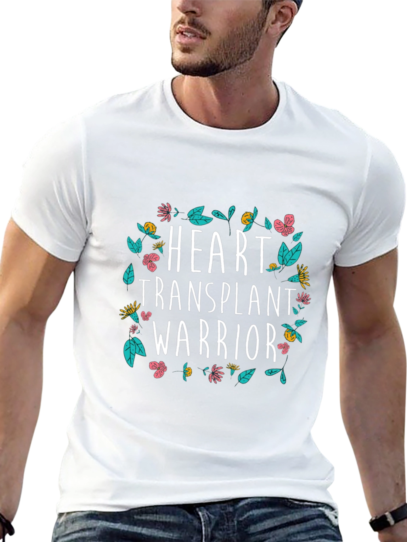 Heart Transplant Warrior Graphic T-Shirt