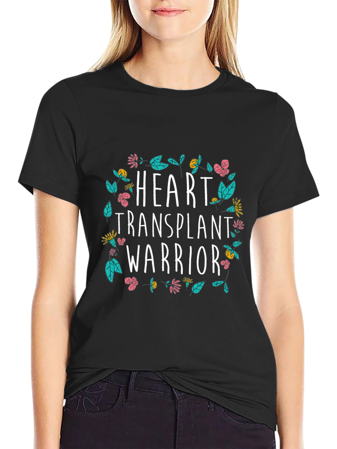 Heart Transplant Warrior Graphic T-Shirt