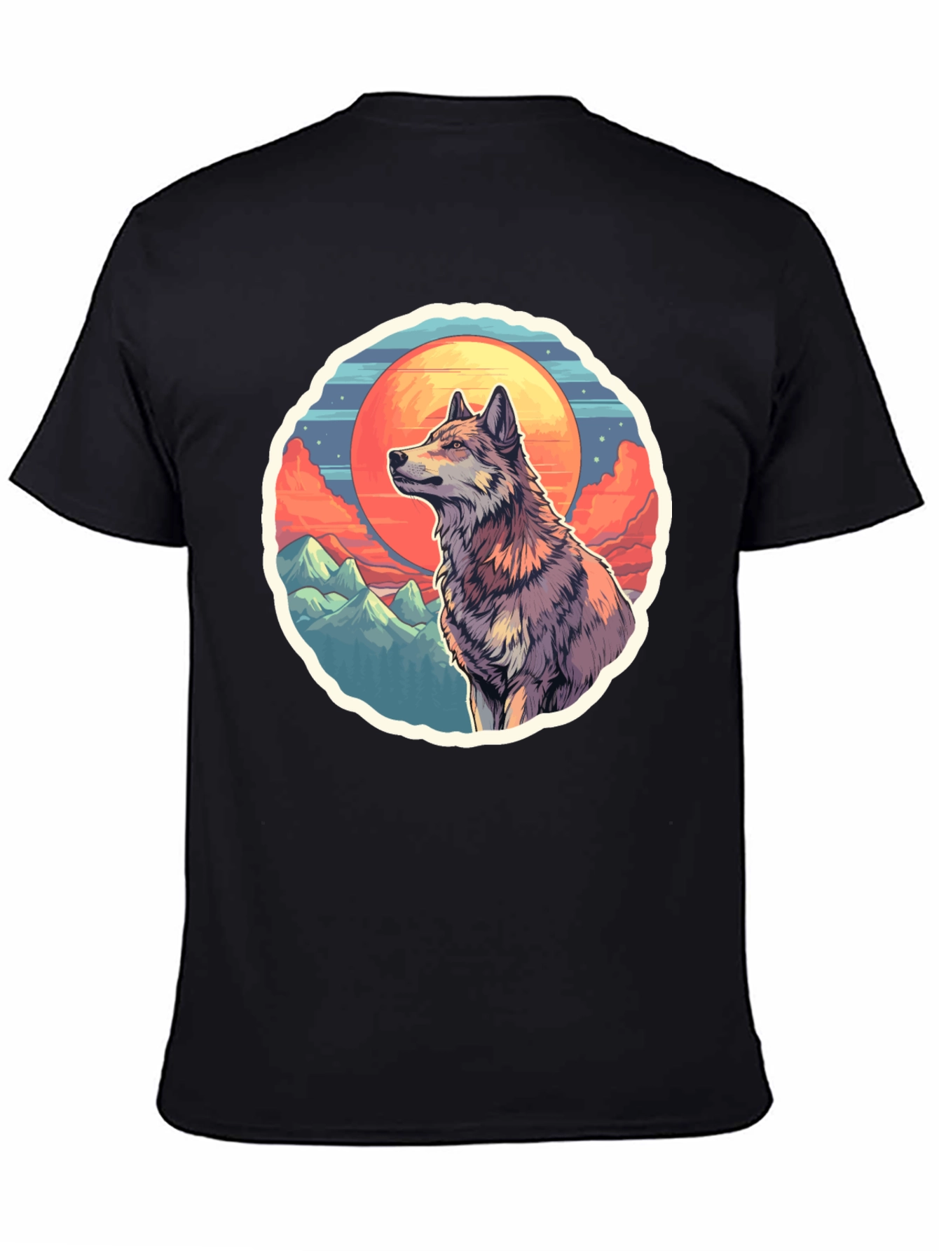 Wolf Graphic T-Shirt - Nature Inspired Design