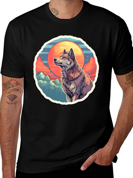 Wolf Graphic T-Shirt - Nature Inspired Design
