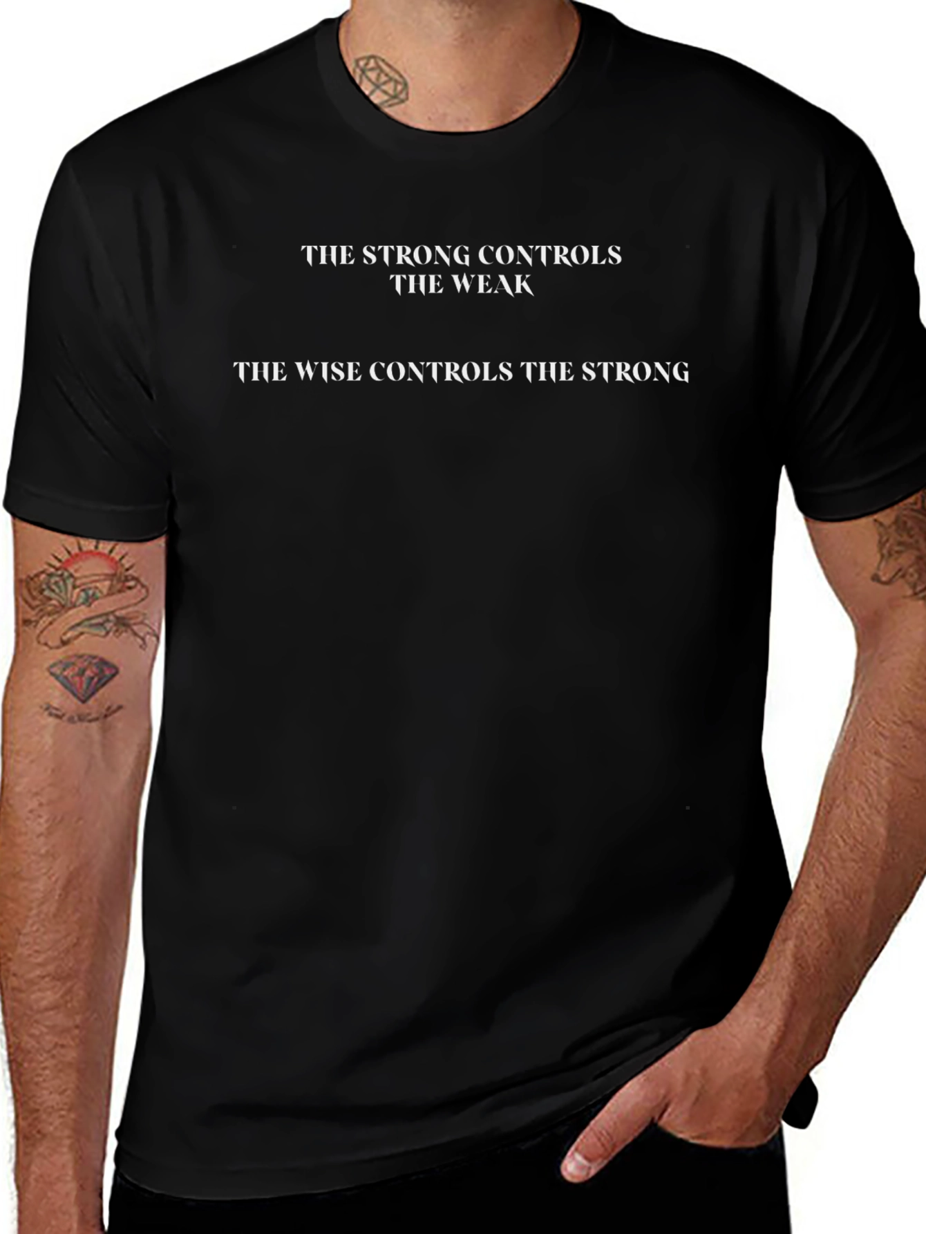 The Strong Controls The Weak Graphic T-Shirt