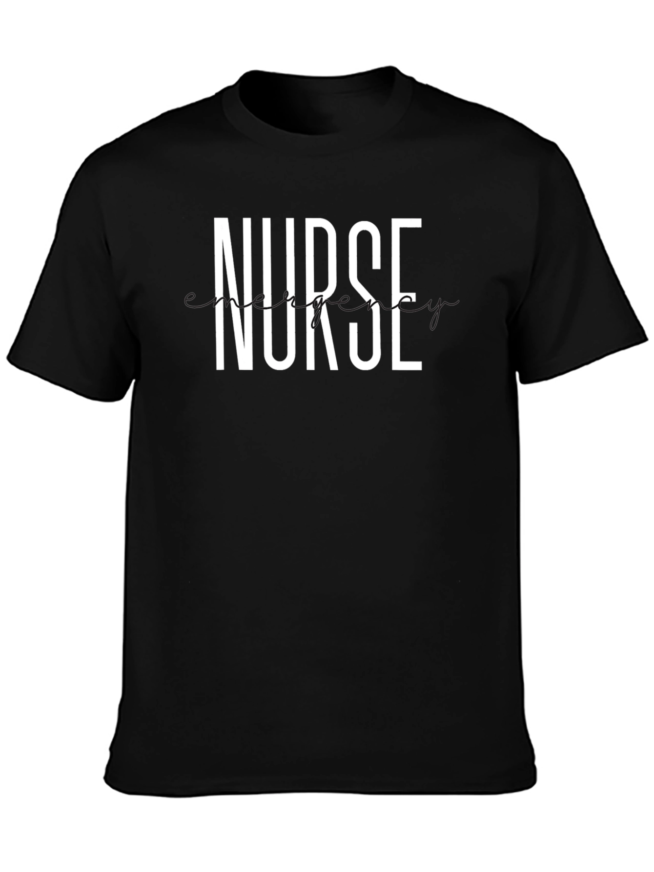Emergency Nurse Black T-Shirt