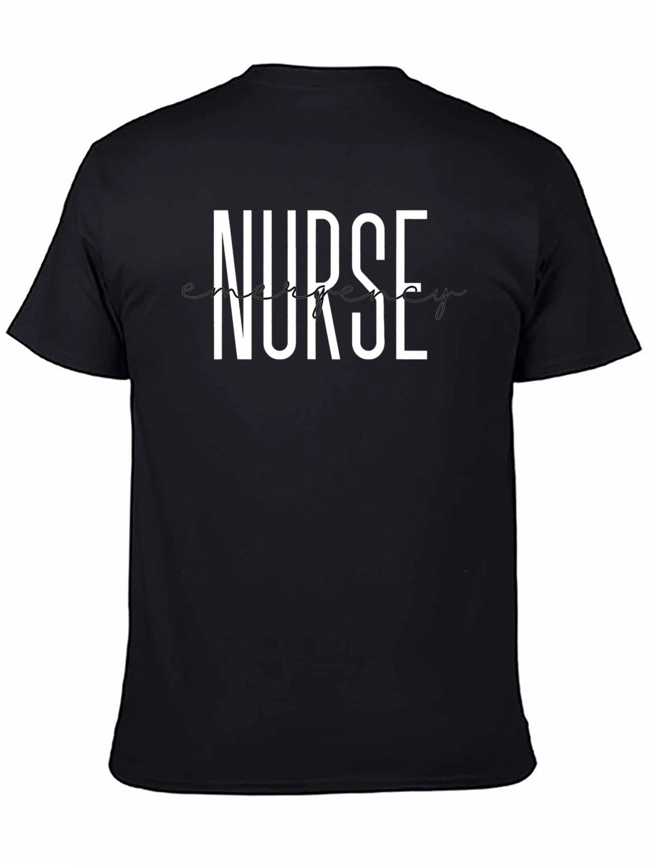 Emergency Nurse Black T-Shirt
