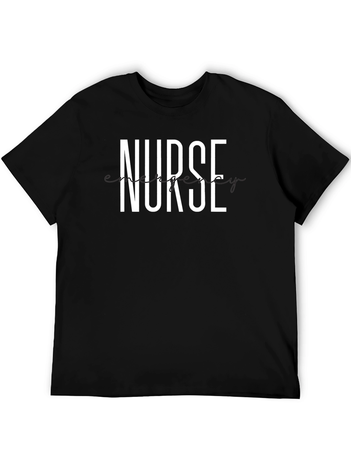 Emergency Nurse Black T-Shirt