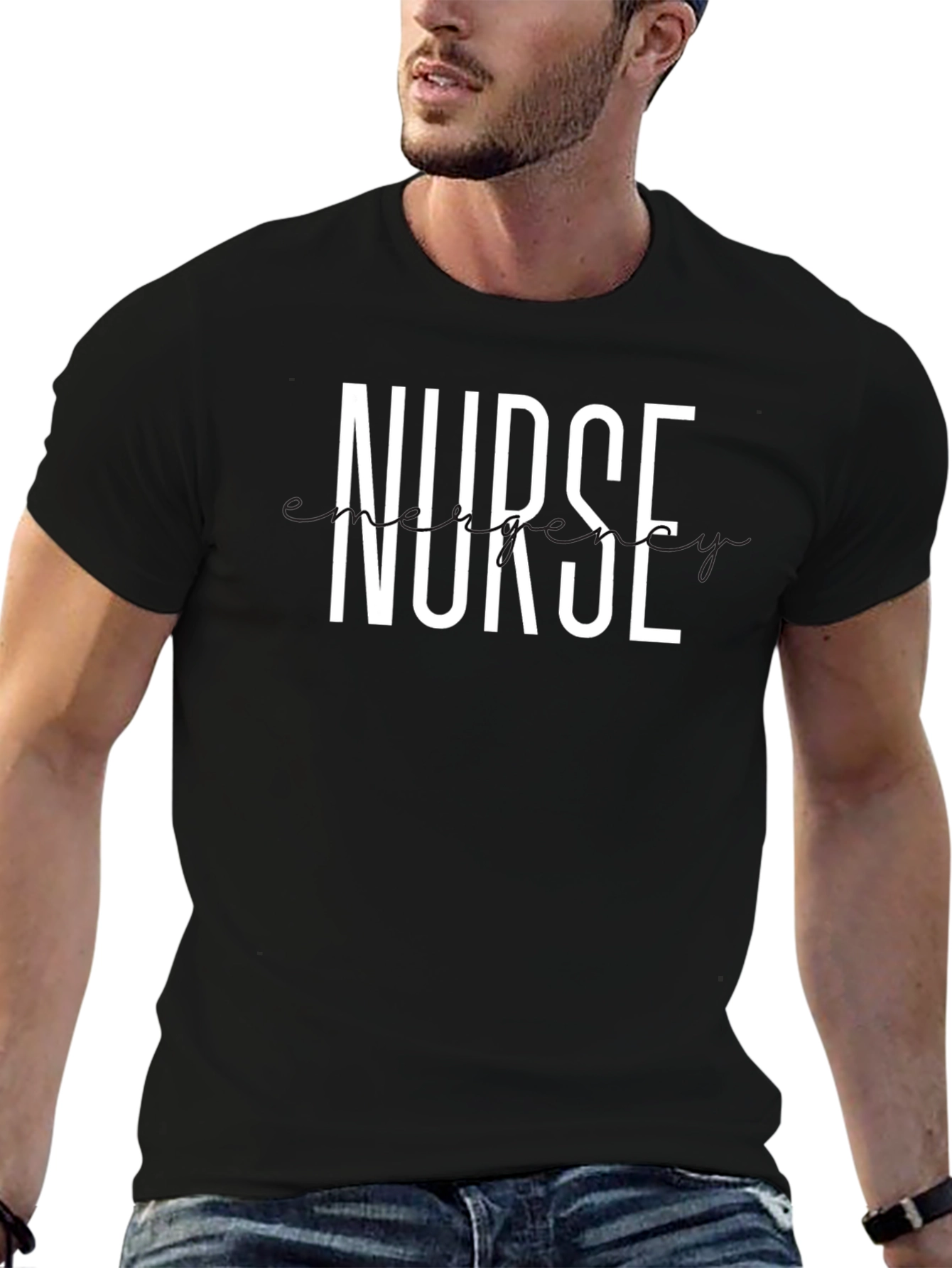 Emergency Nurse Black T-Shirt