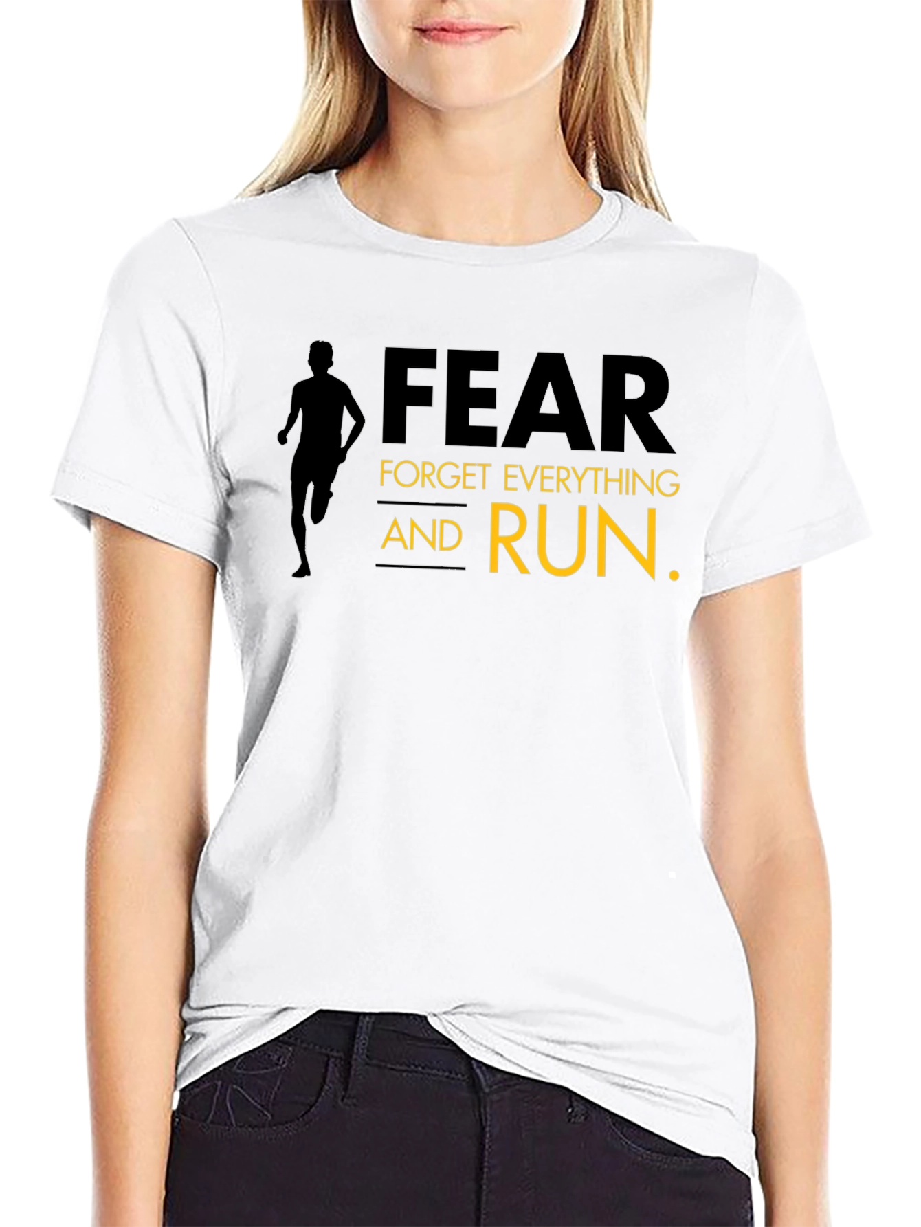 Motivational Fear Run T-Shirt